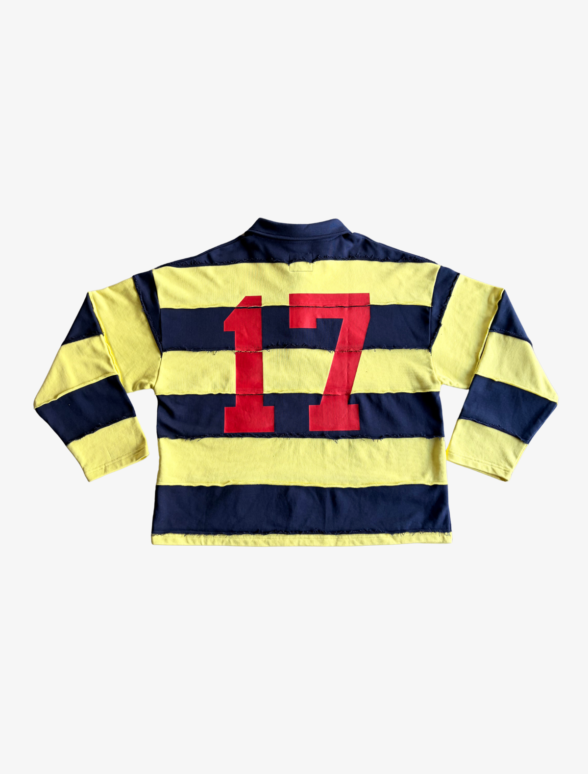 Sample YK Rugby Longsleeve Top | Blue/Yellow-2
