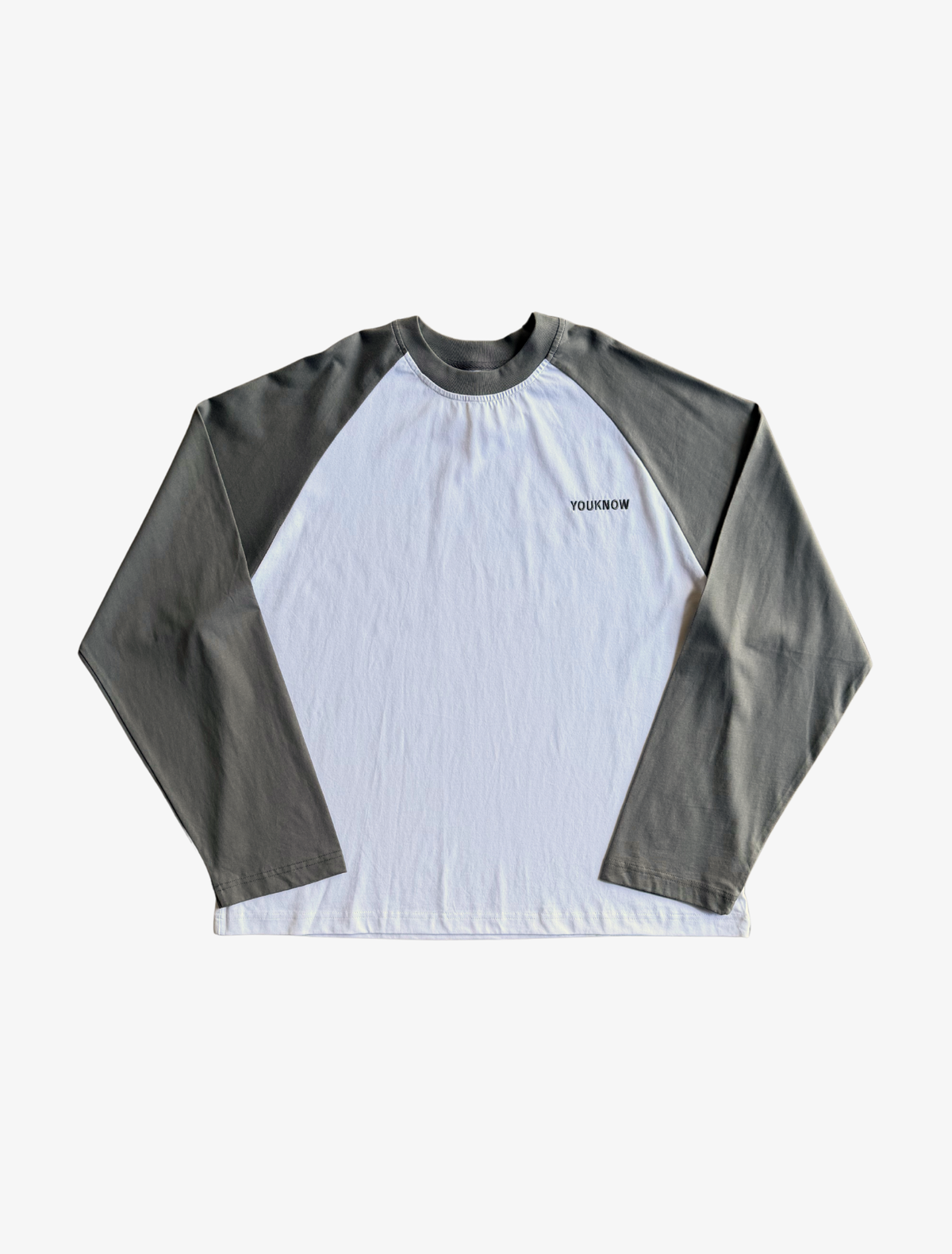 Sample YK Raglan LS Tee | Charcoal-1