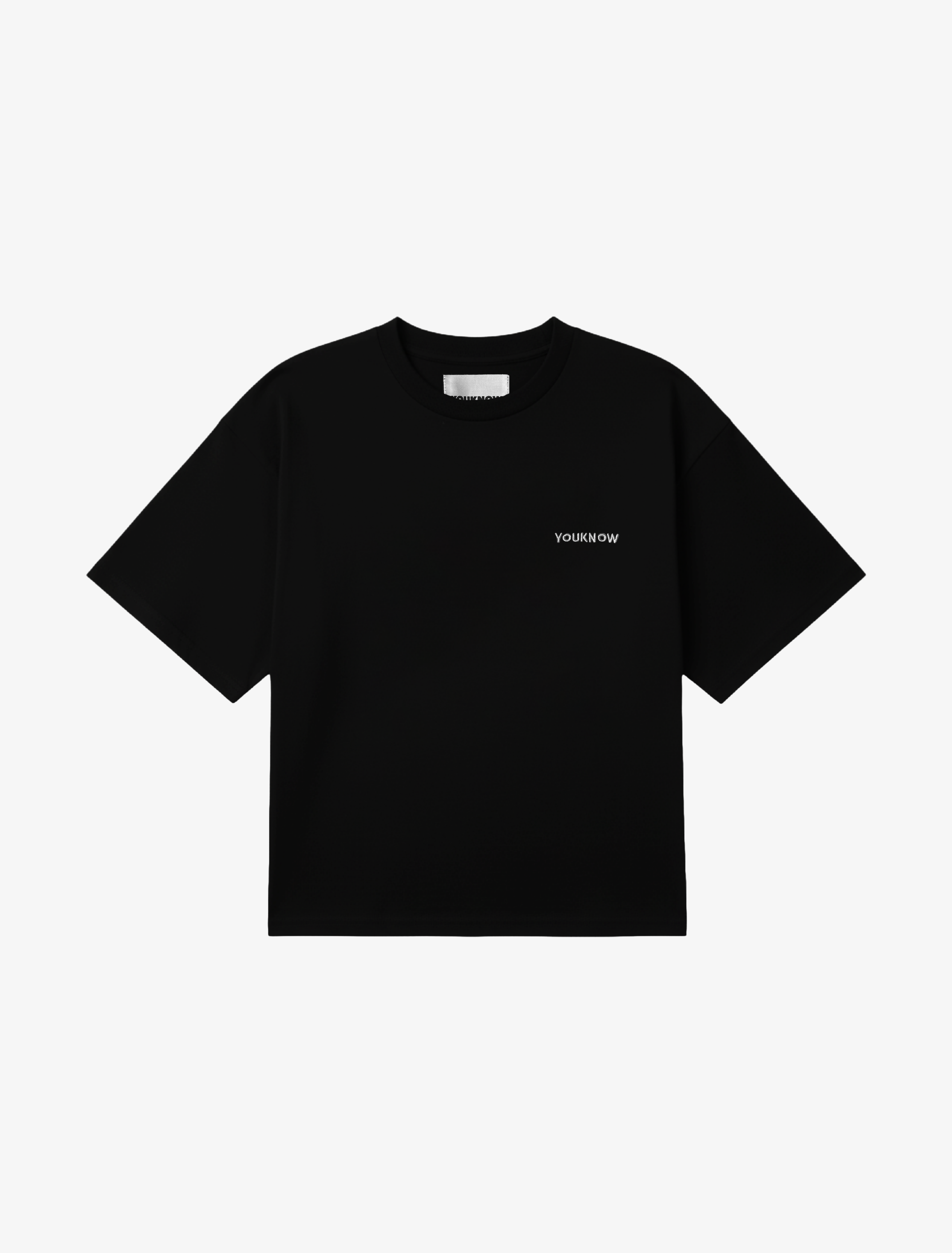 Core Essentials Box Tee | Black