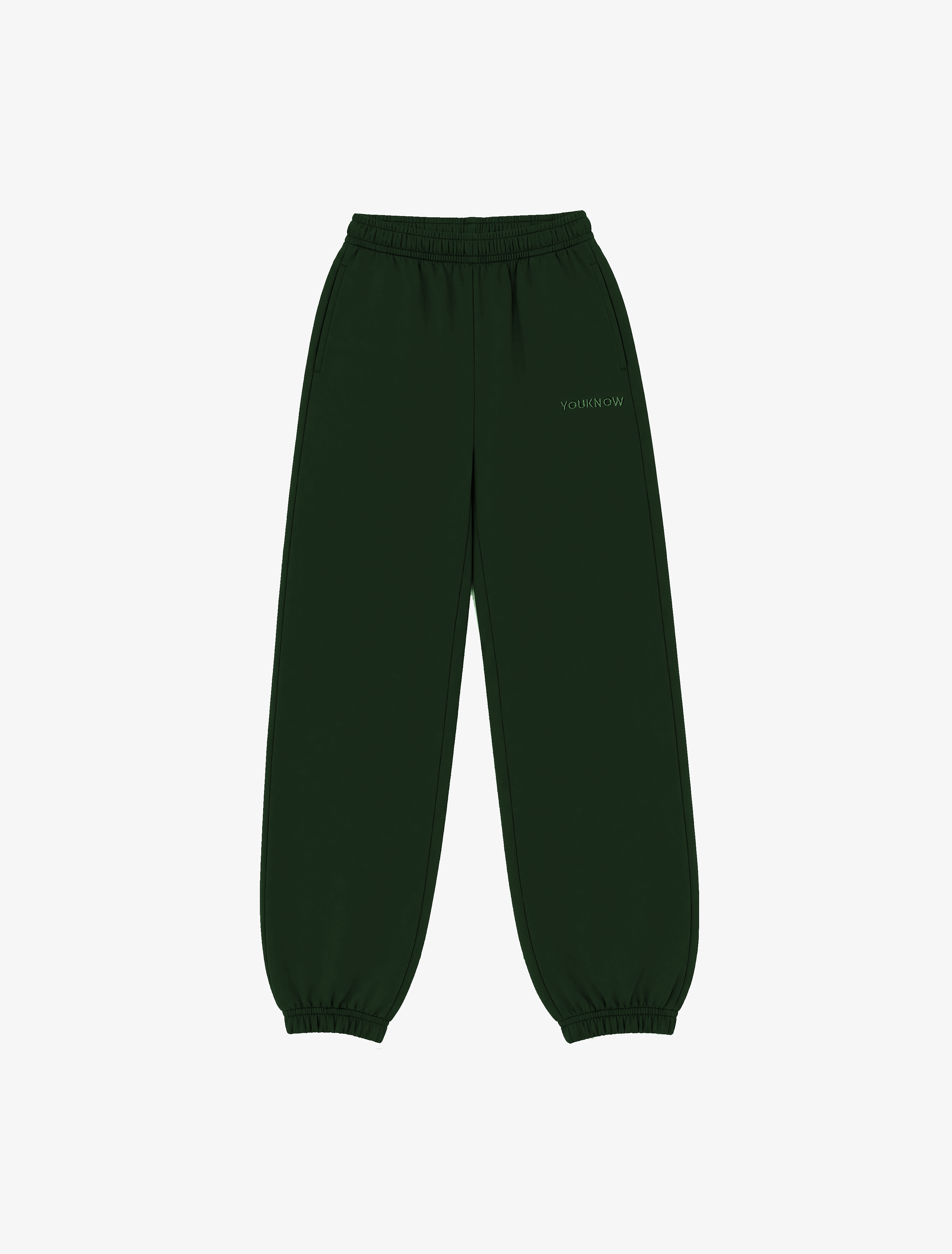 Core Essentials Cuffed Sweatpants | Forest Green