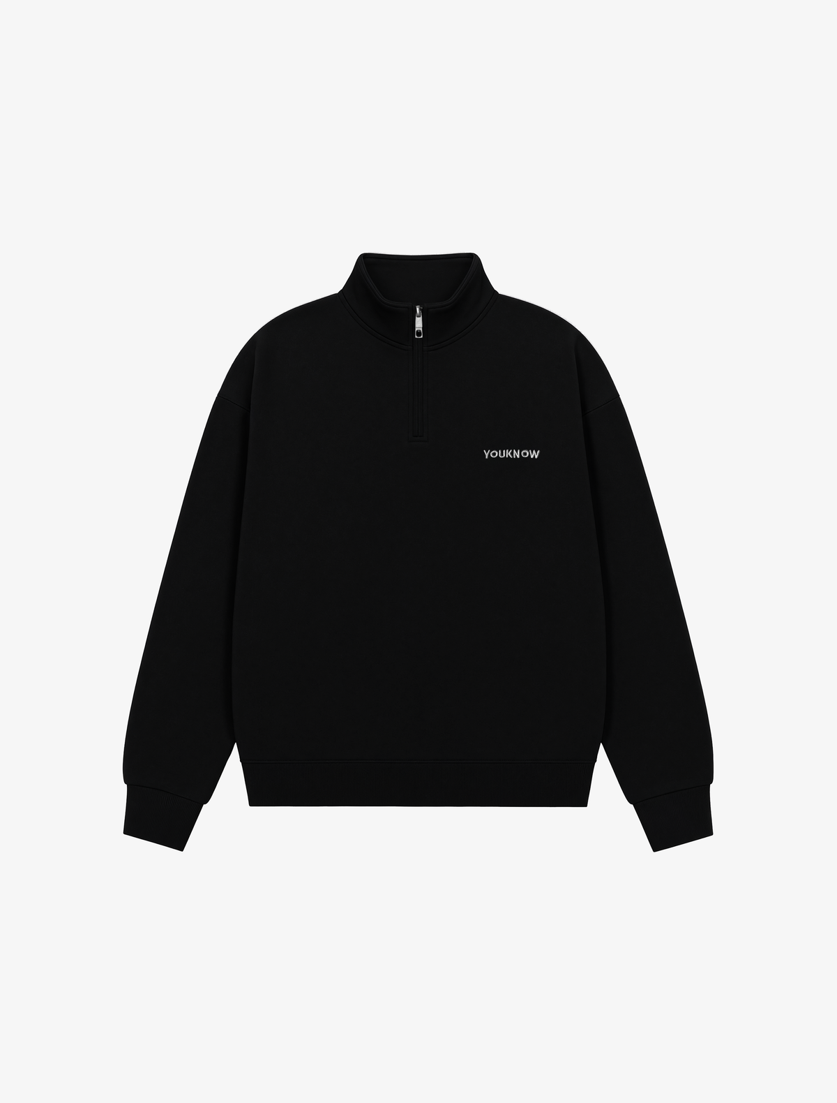 Core Essentials 1/4 Zip Pullover | Black