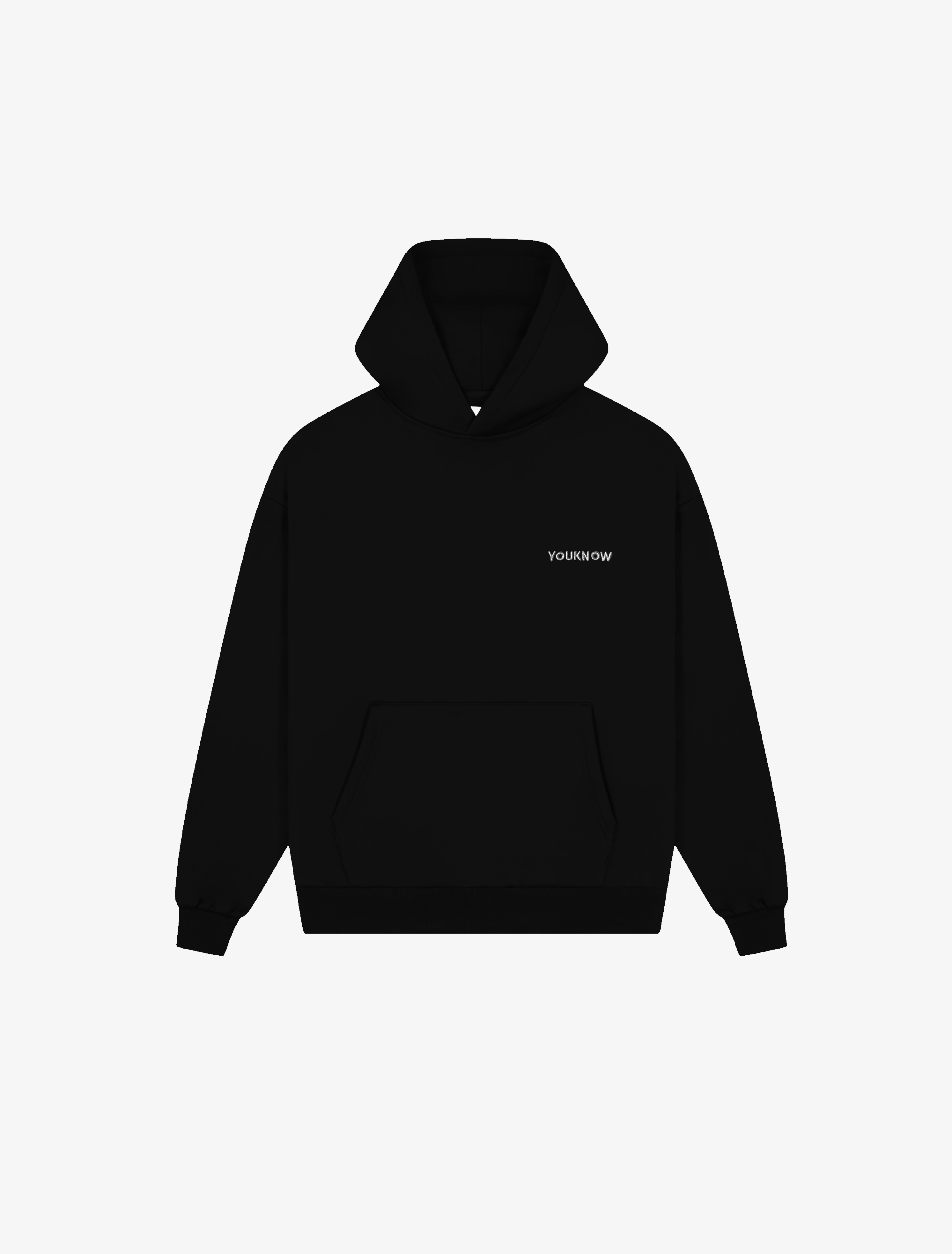 Core Essentials Relaxed Hoodie | Black