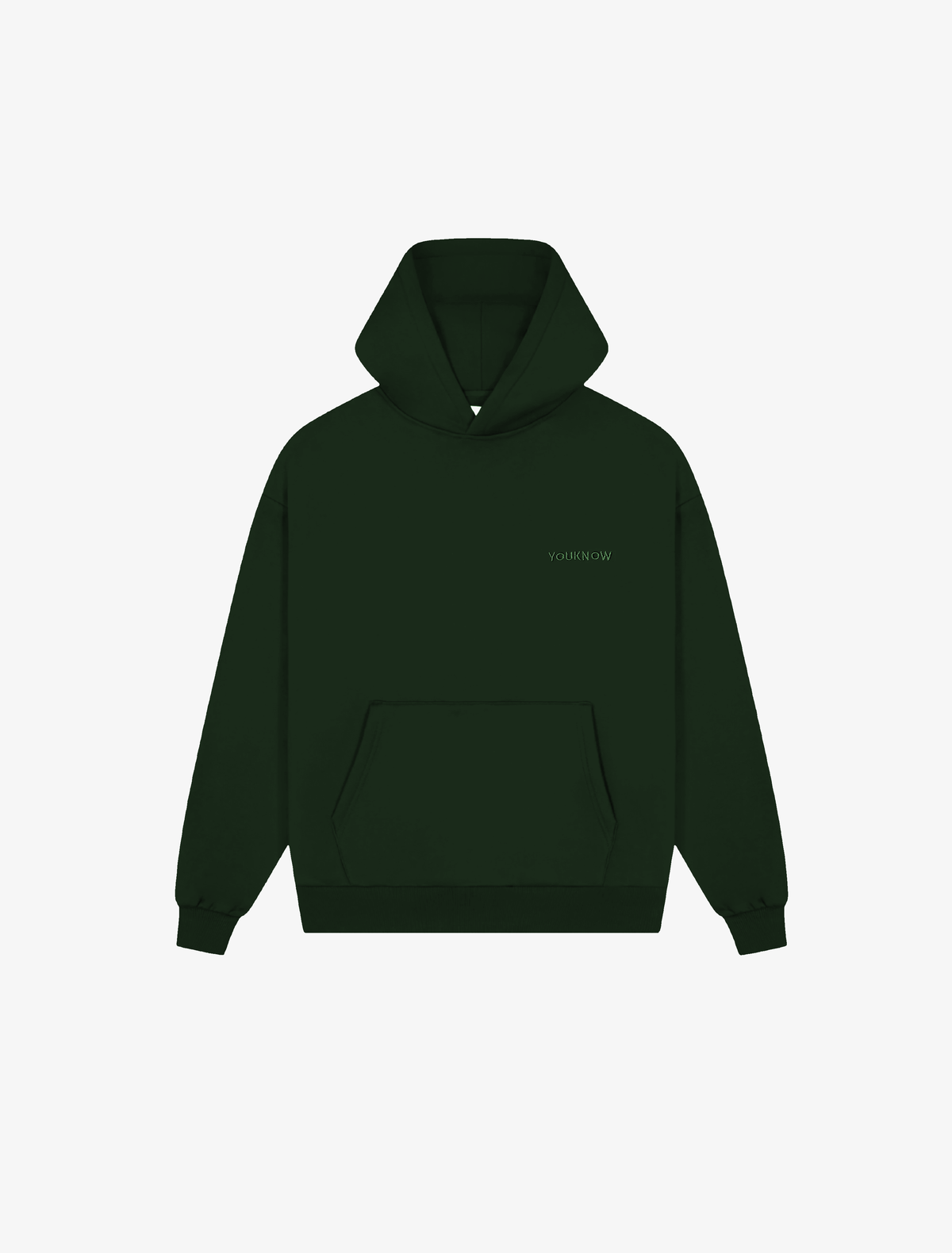 Core Essentials Relaxed Hoodie | Forest Green