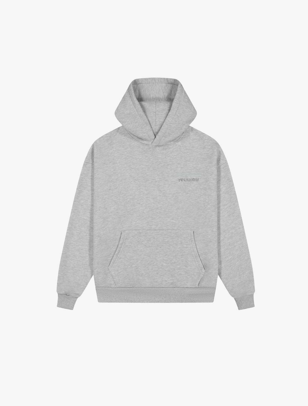 Core Essentials Relaxed Hoodie | Heather Grey