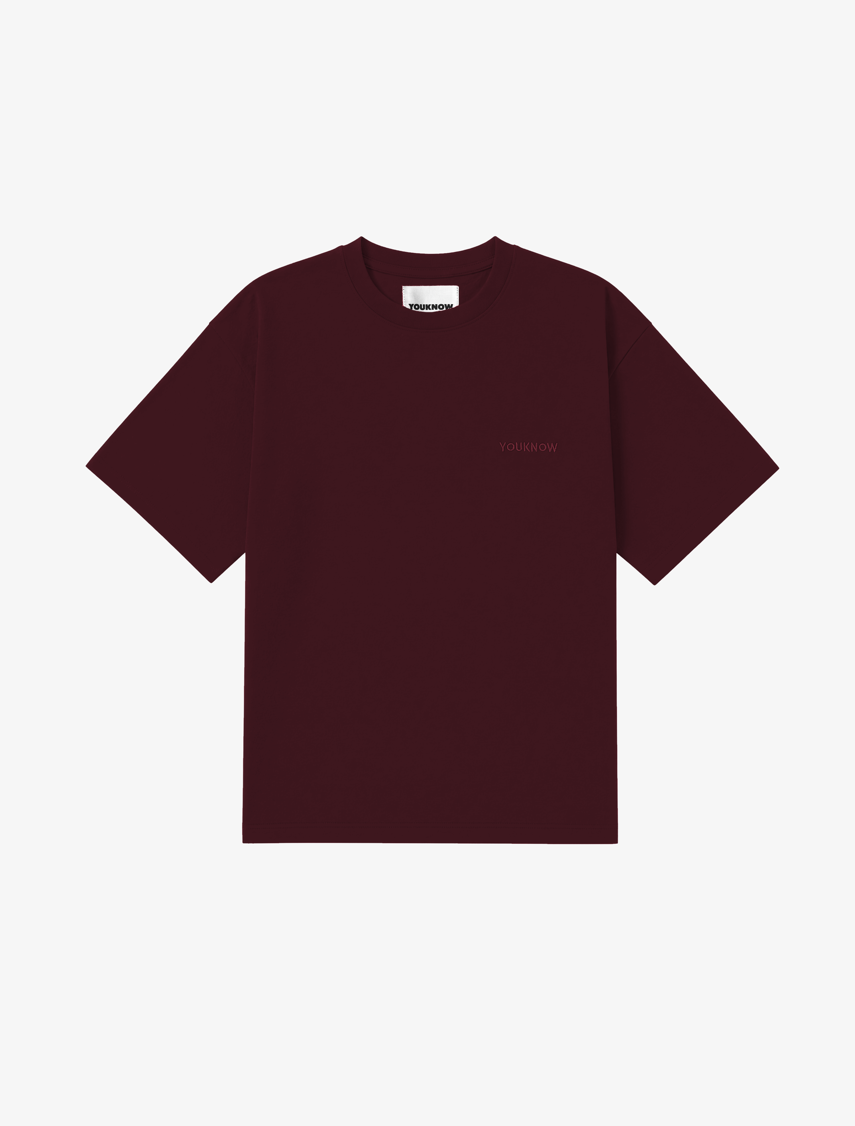 Core Essentials Relaxed Tee | Burgundy