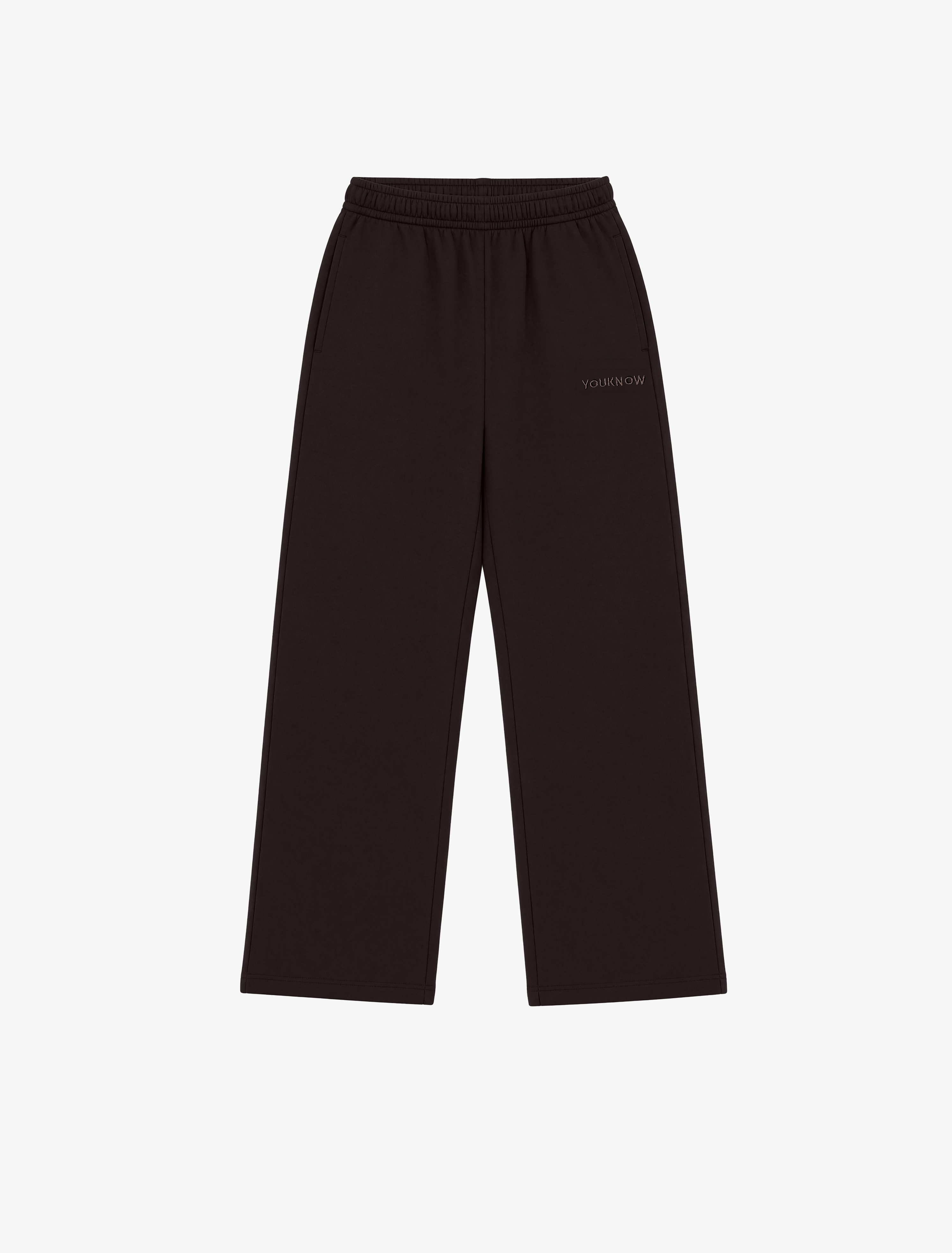 Core Essentials Wide Leg Pants | Brown