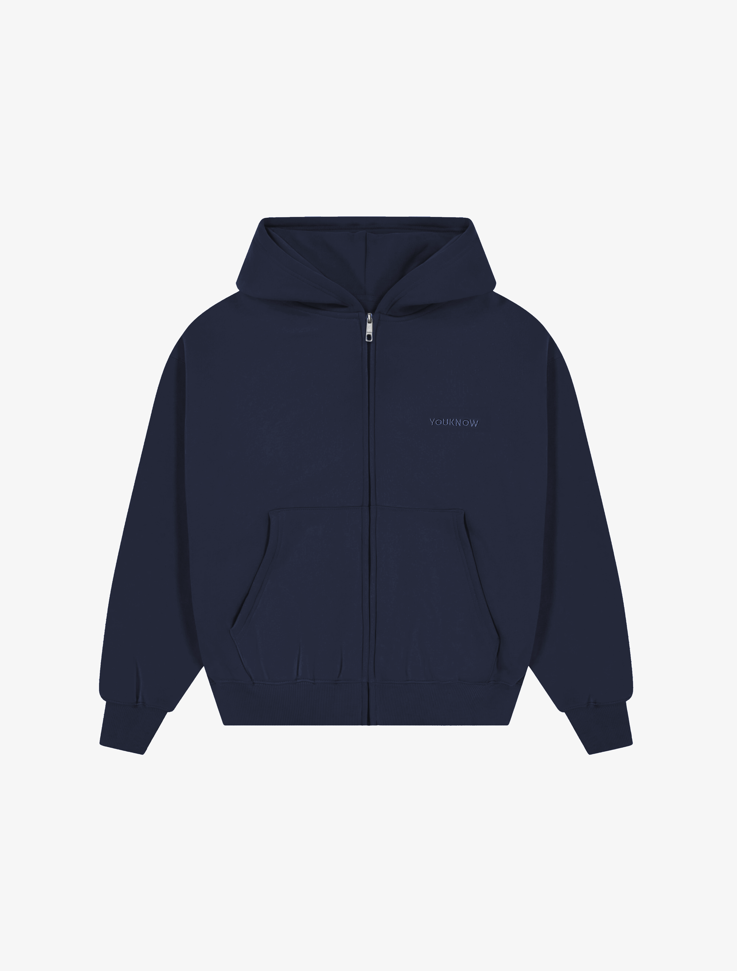 Core Essentials Zip Up Hoodie | Navy