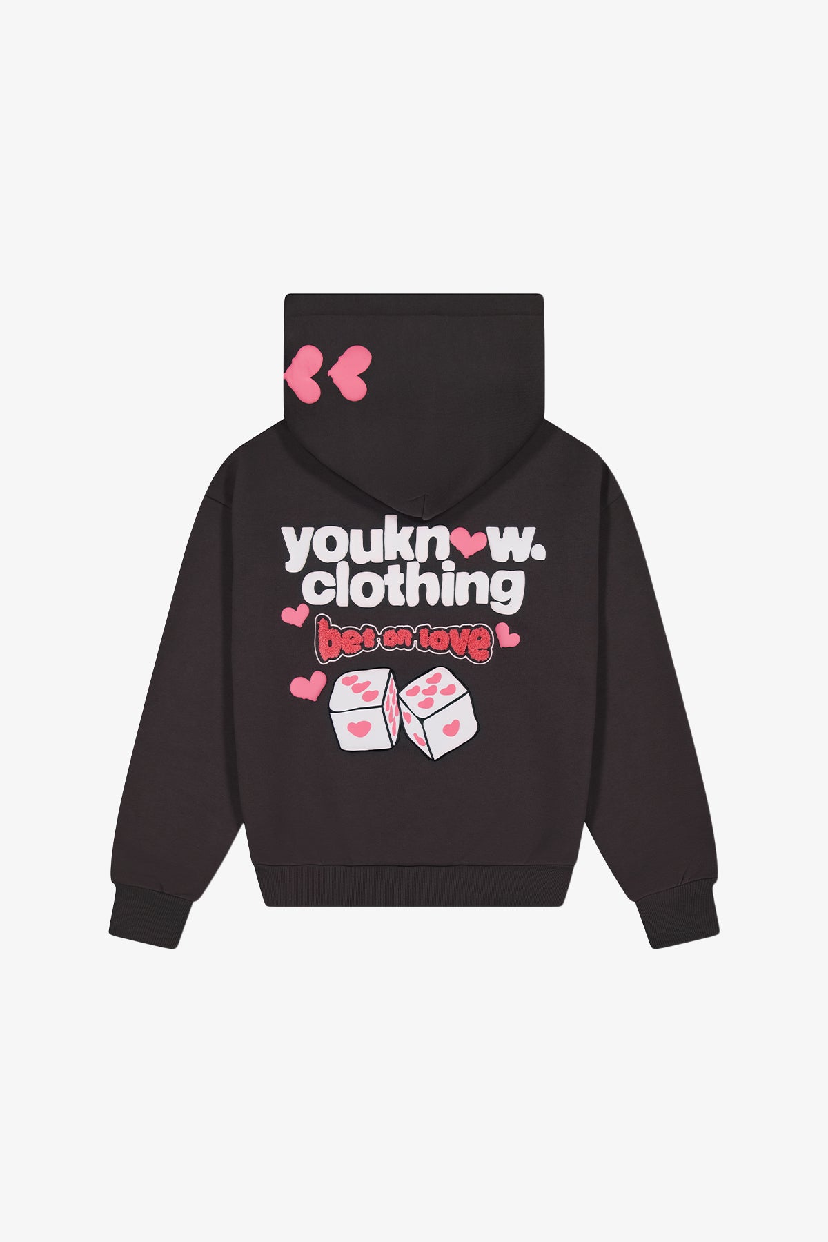 Bet On Love Hoodie | Charcoal-1
