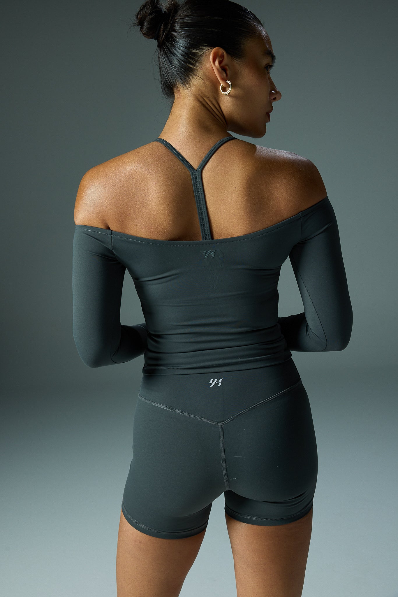 YK Move Sculpt 5" Shorts | Charcoal-5