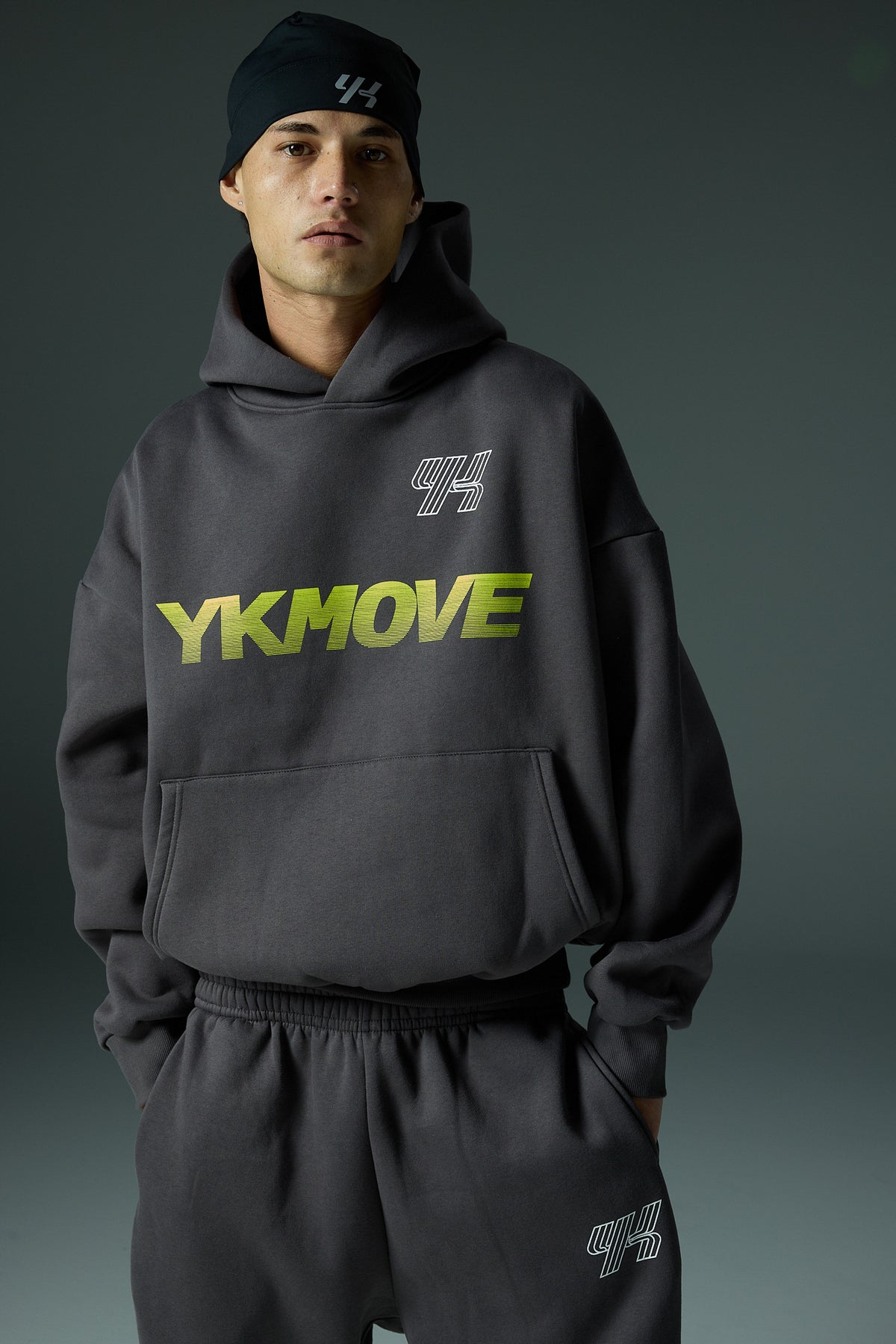 YK Move Activate Hoodie | Charcoal-6