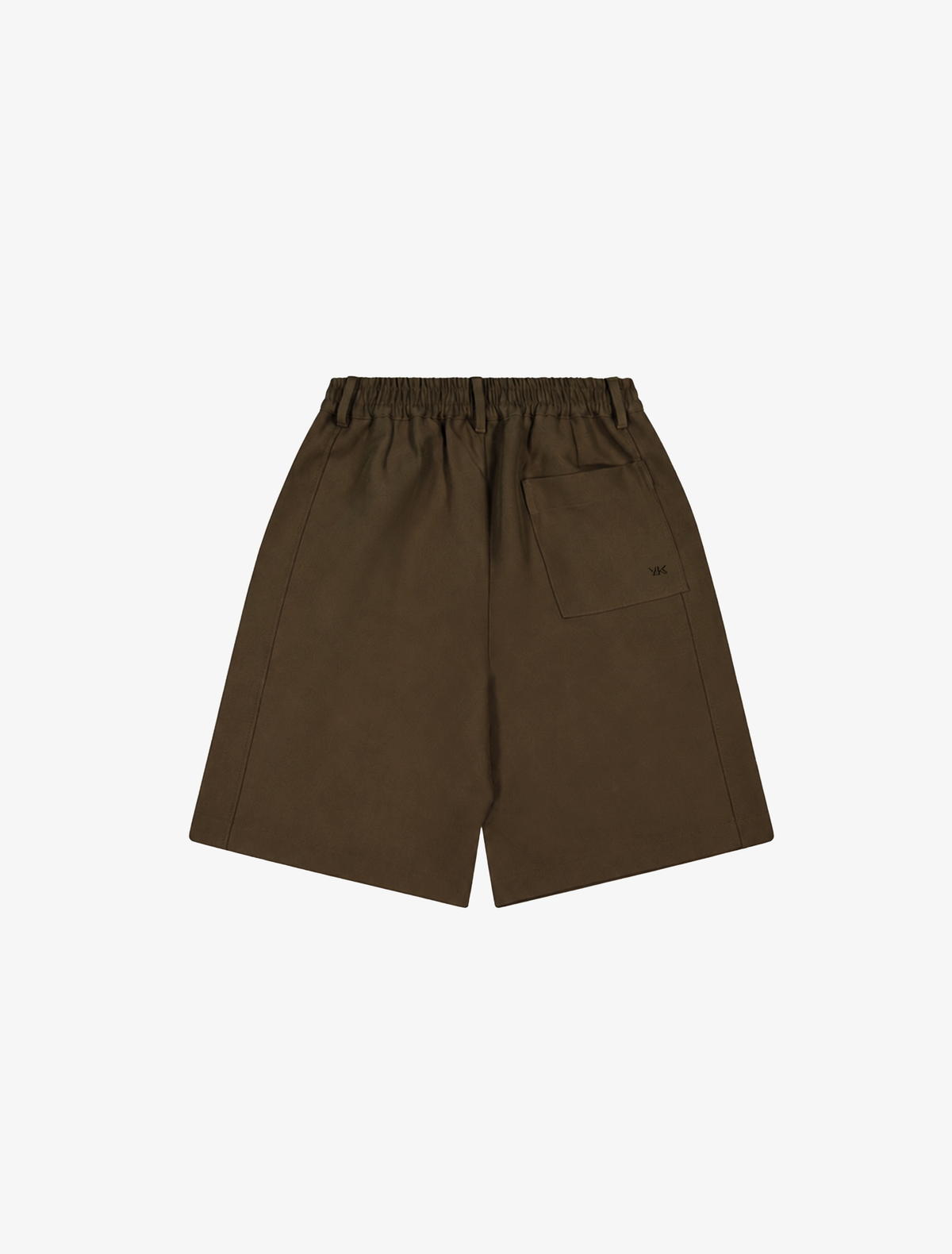 Nothing Draped Pleated Shorts | Brown-6