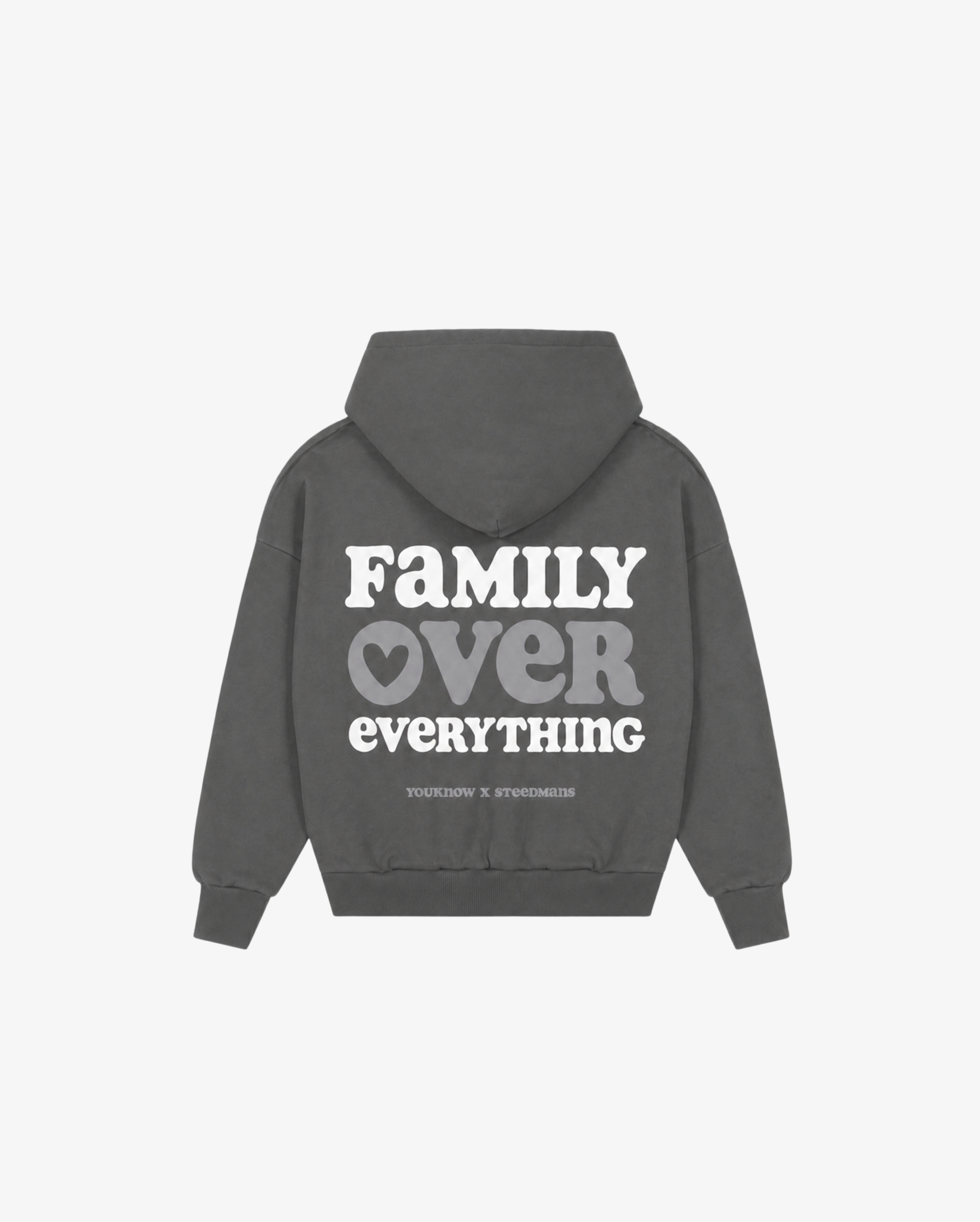 YK Kids x Steedmans Hoodie | Charcoal