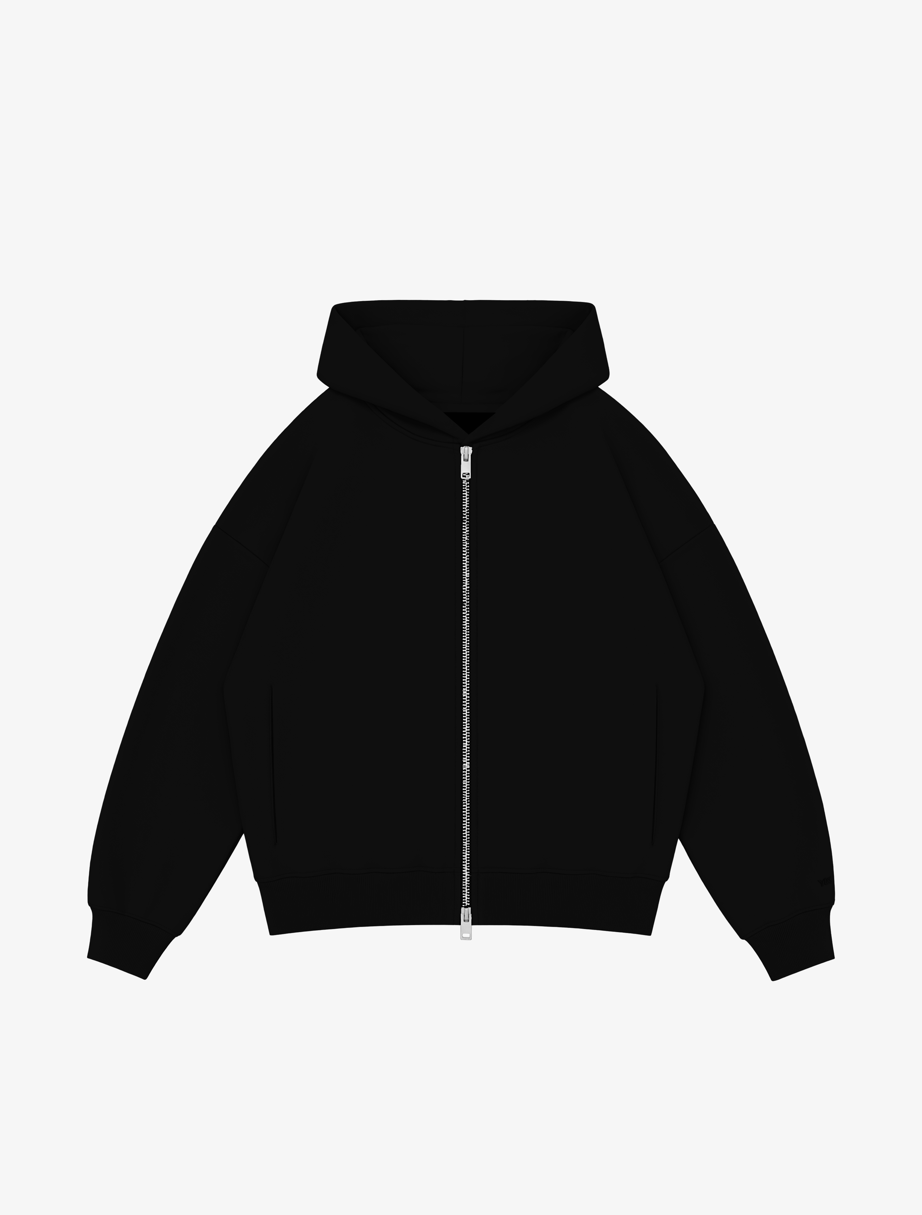 Nothing Form Zip-Up Hoodie | Tar-1