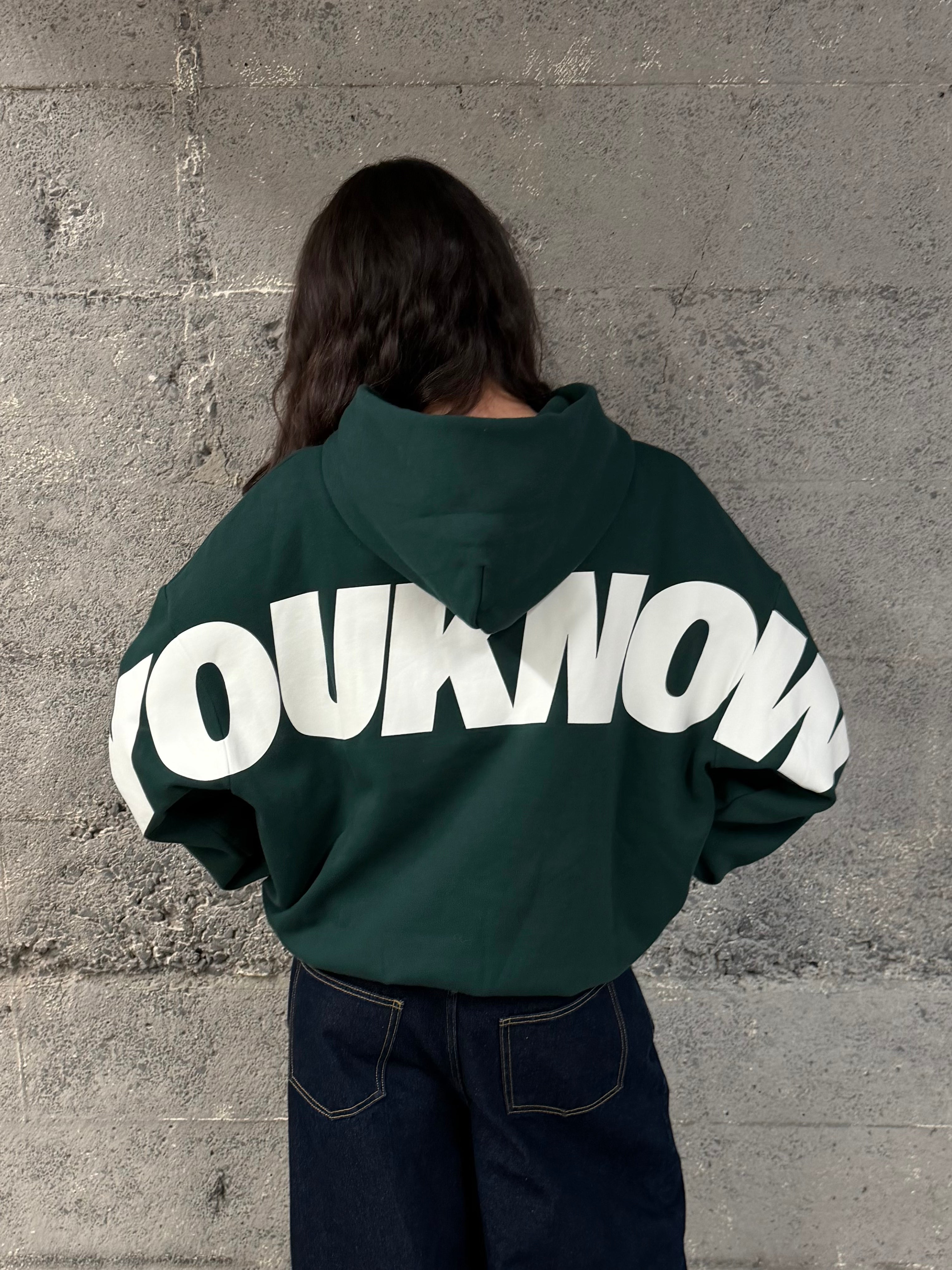 Big Back Hoodie | Pine Green