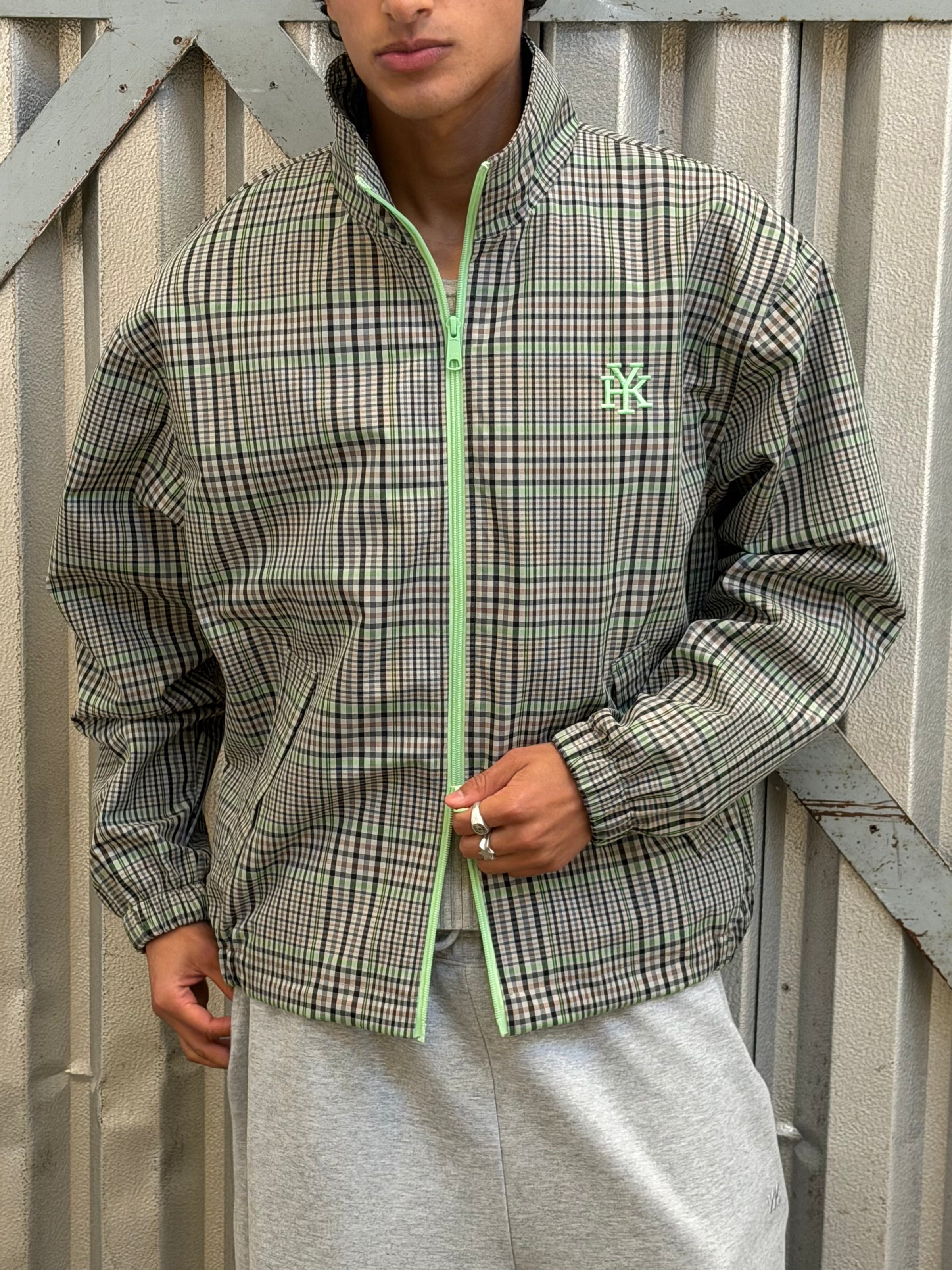 Windbreaker | Green Check-2