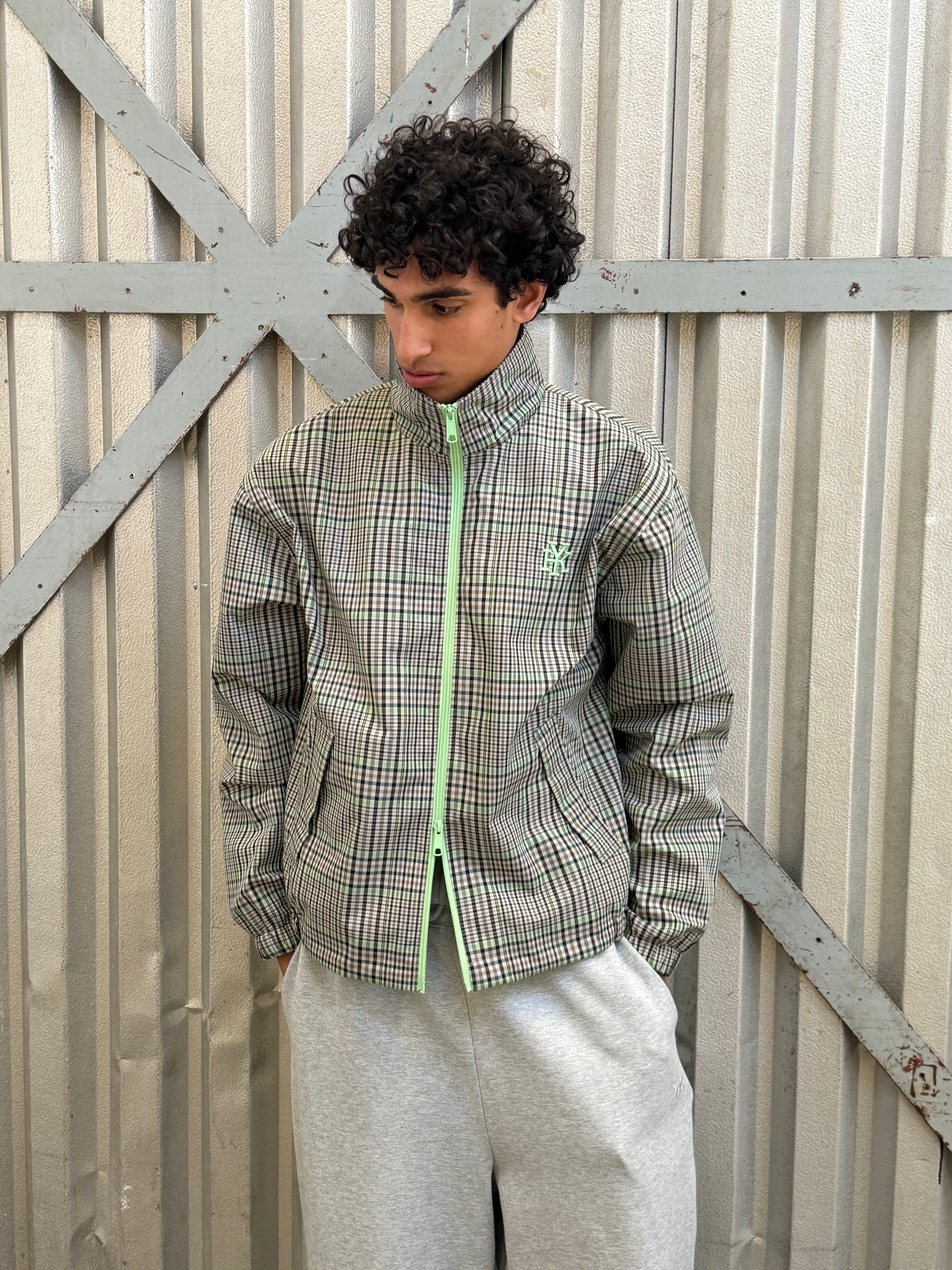 Windbreaker | Green Check-4
