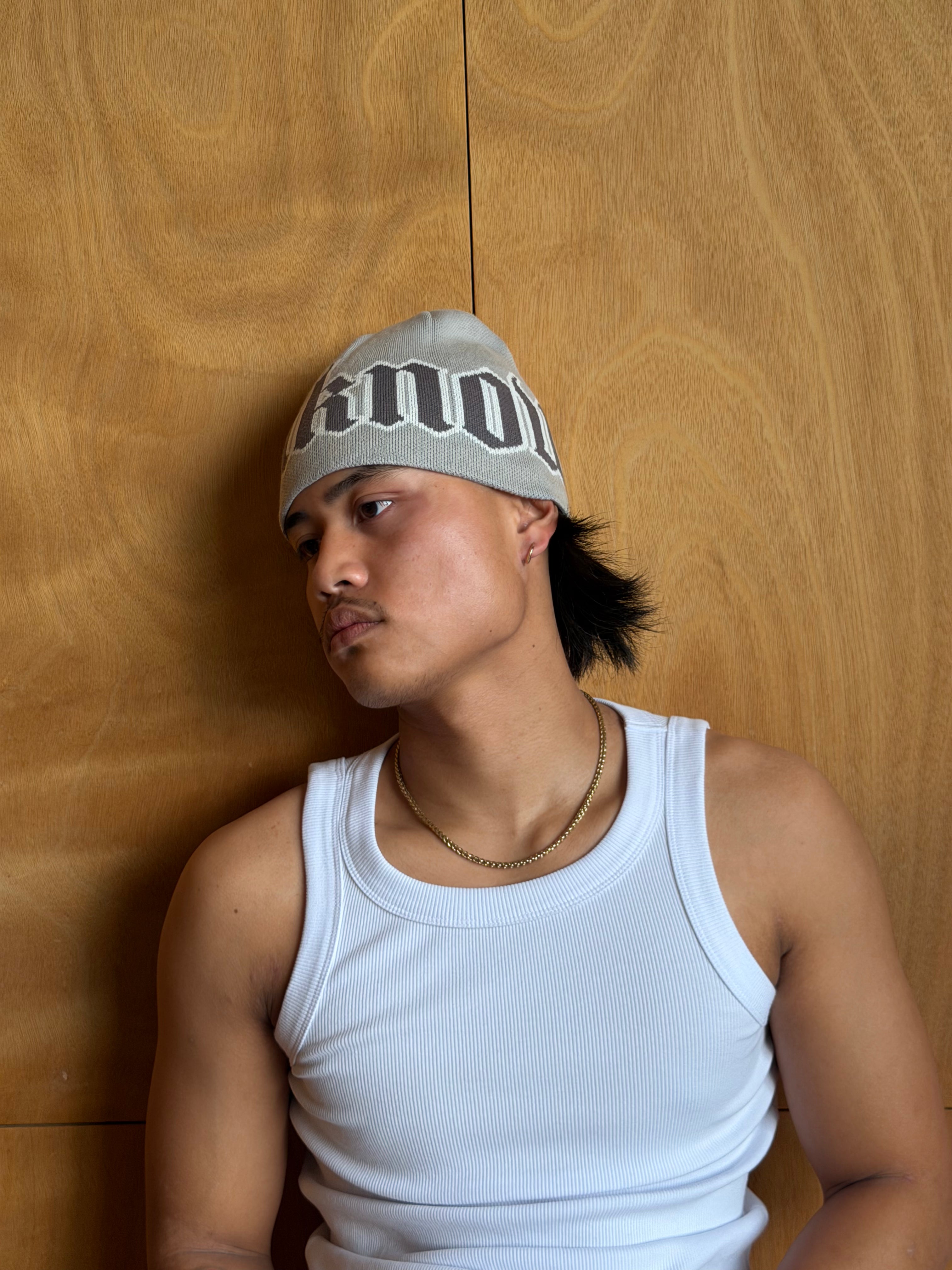 Jacquard Beanie | Charcoal-5