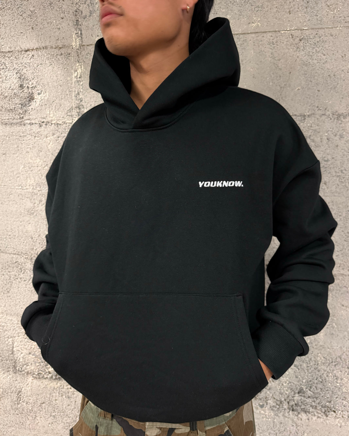 Outline Hoodie 2.0 | Black-4