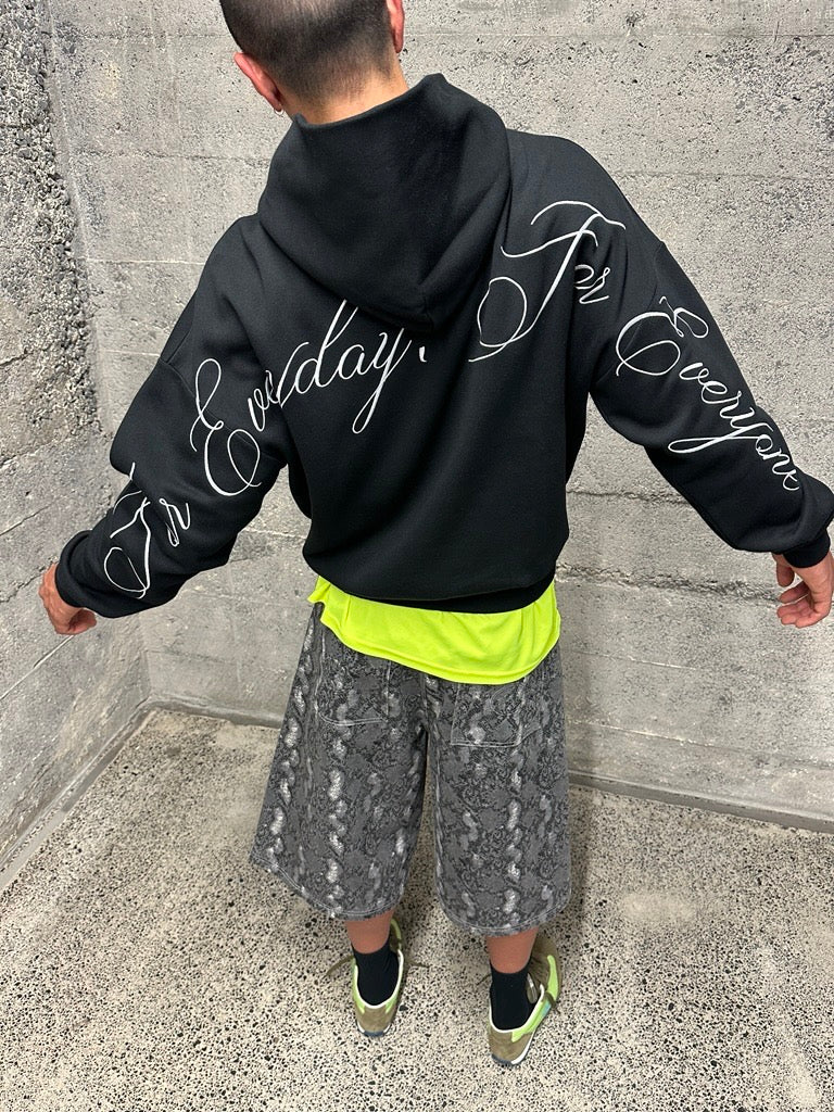 Script Hoodie | Black