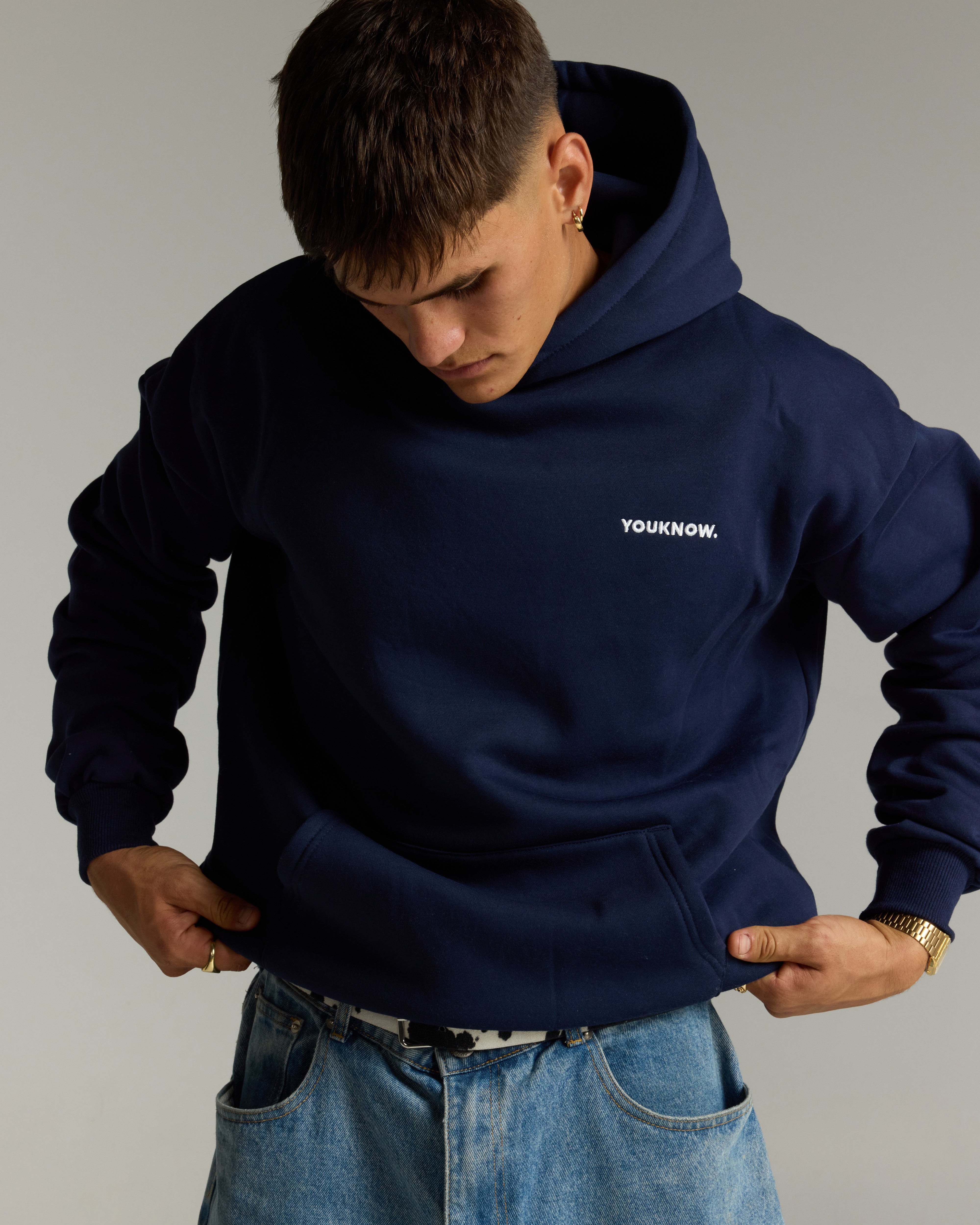 Core Standard Heavyweight Hoodie | Navy-4