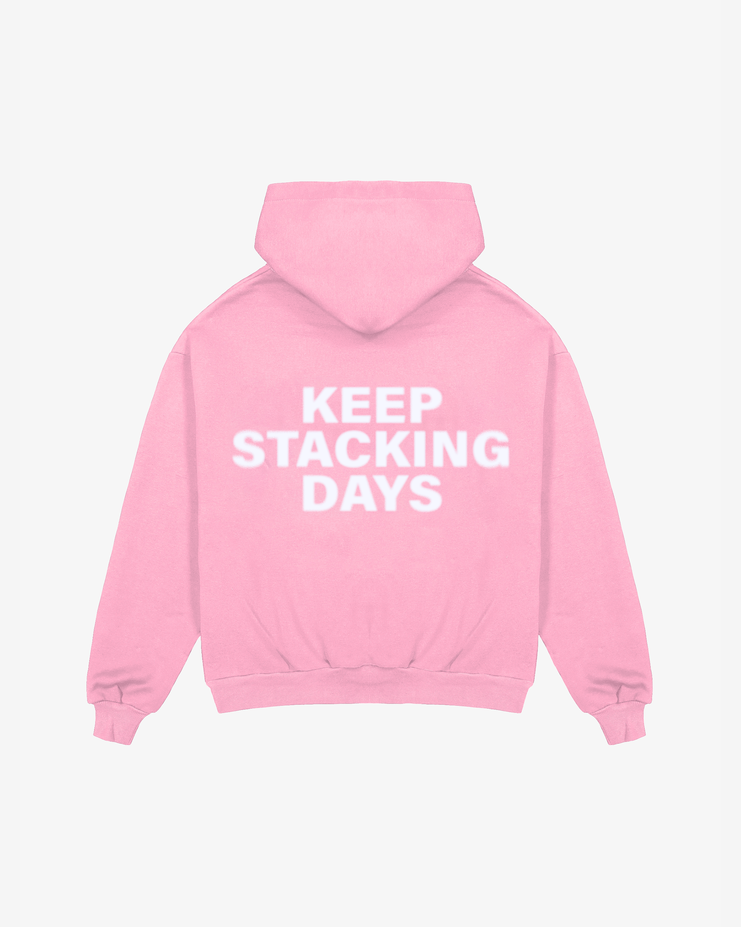 YK Move Stacking Days Hoodie | Pink