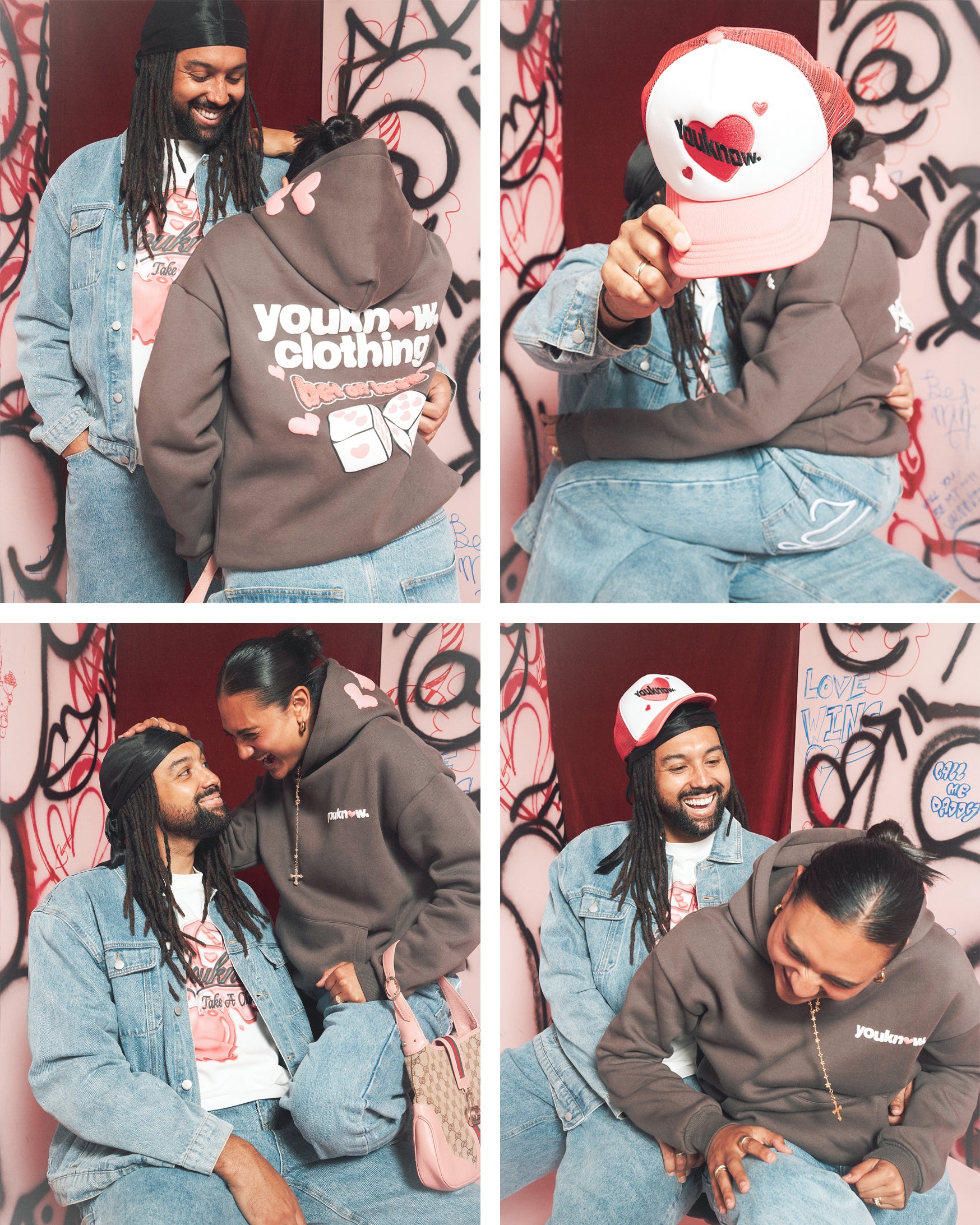 Bet On Love Hoodie | Charcoal-5