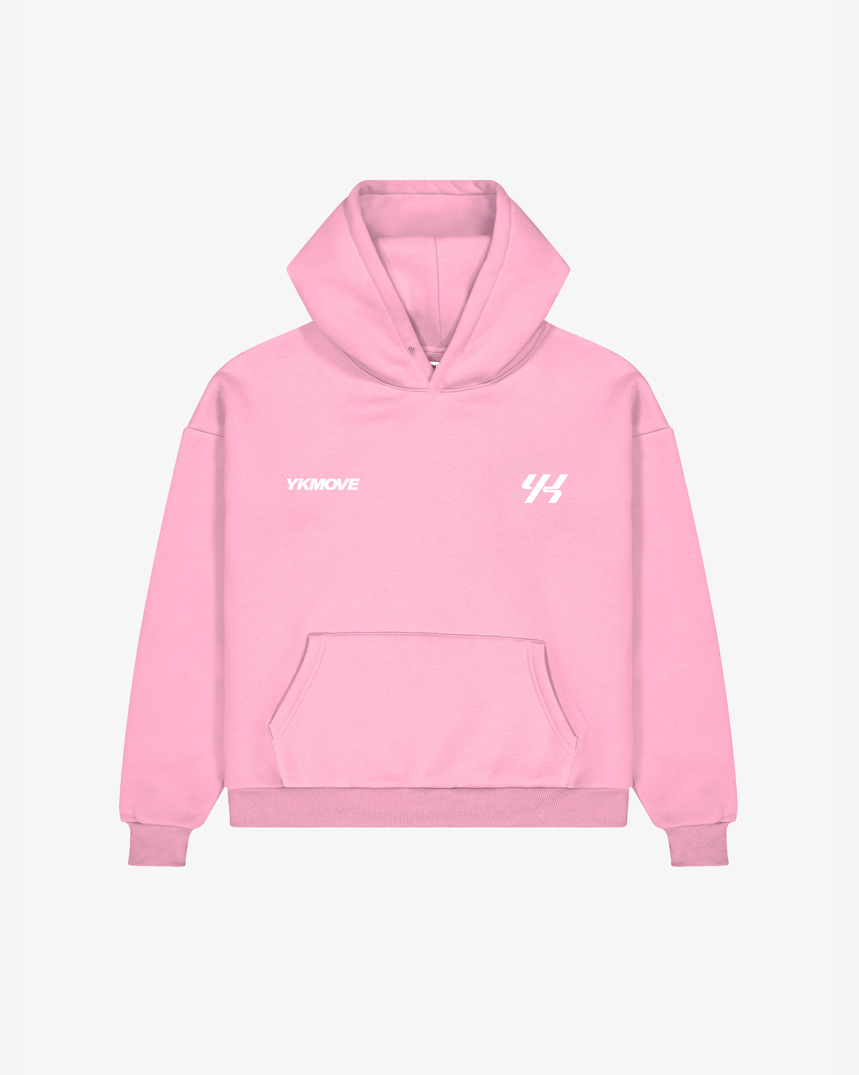 YK Move Stacking Days Hoodie | Pink