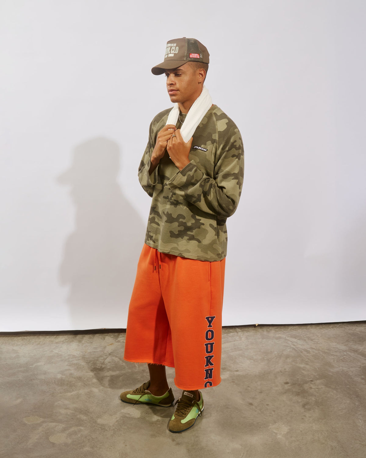 Timeout Baggy Shorts | Washed Tangerine