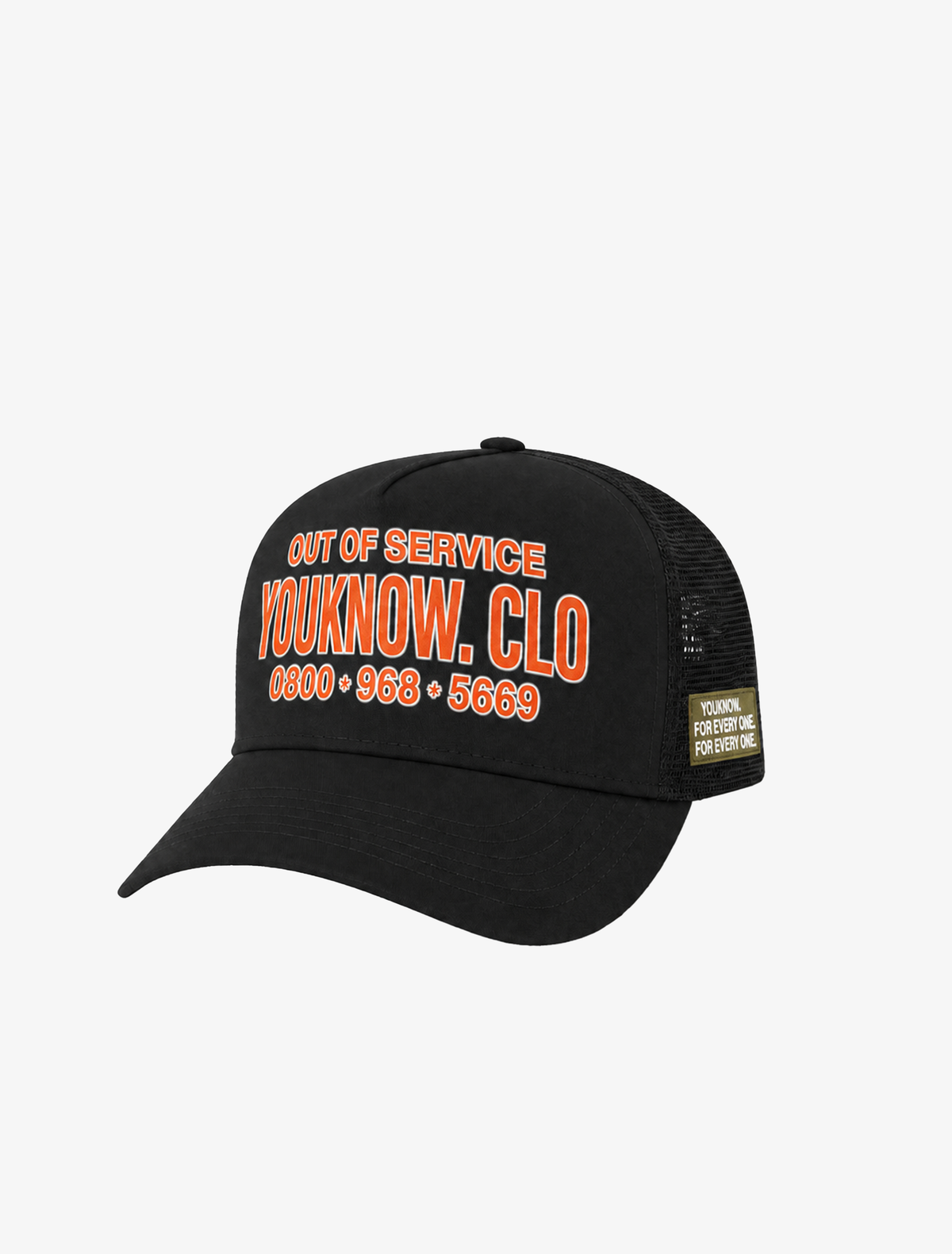 Out of Service Trucker Cap | Black-1