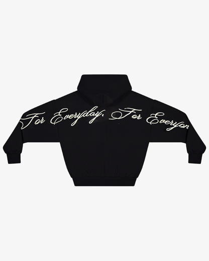 Script Hoodie | Black