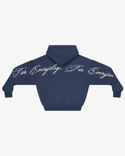 Script Hoodie | Marine