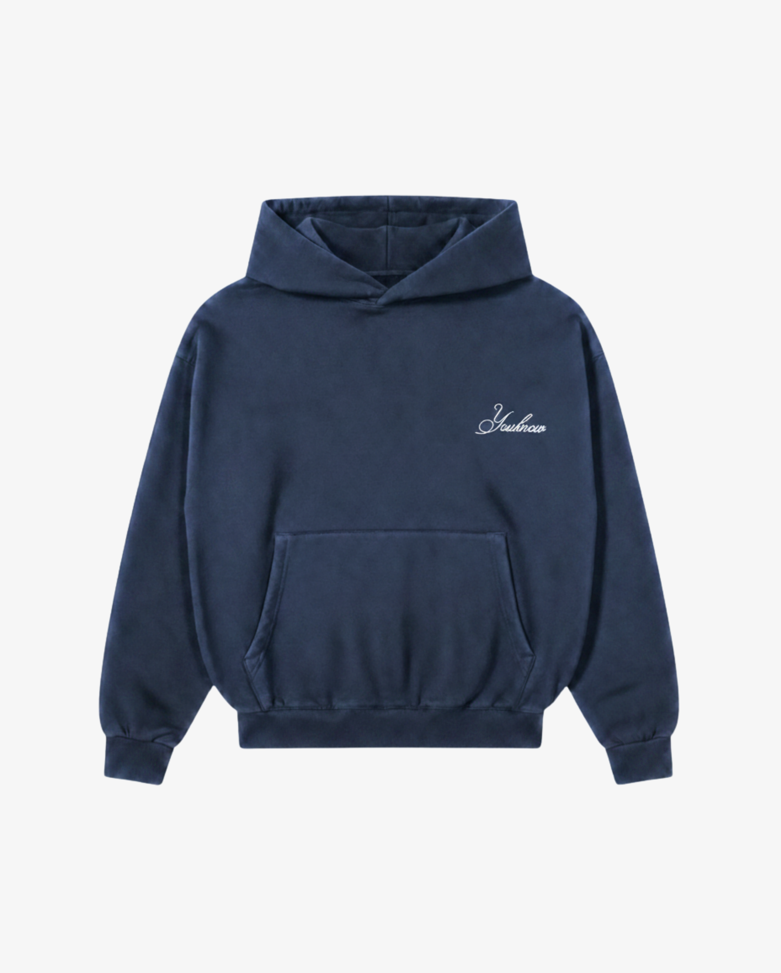 Script Hoodie | Marine