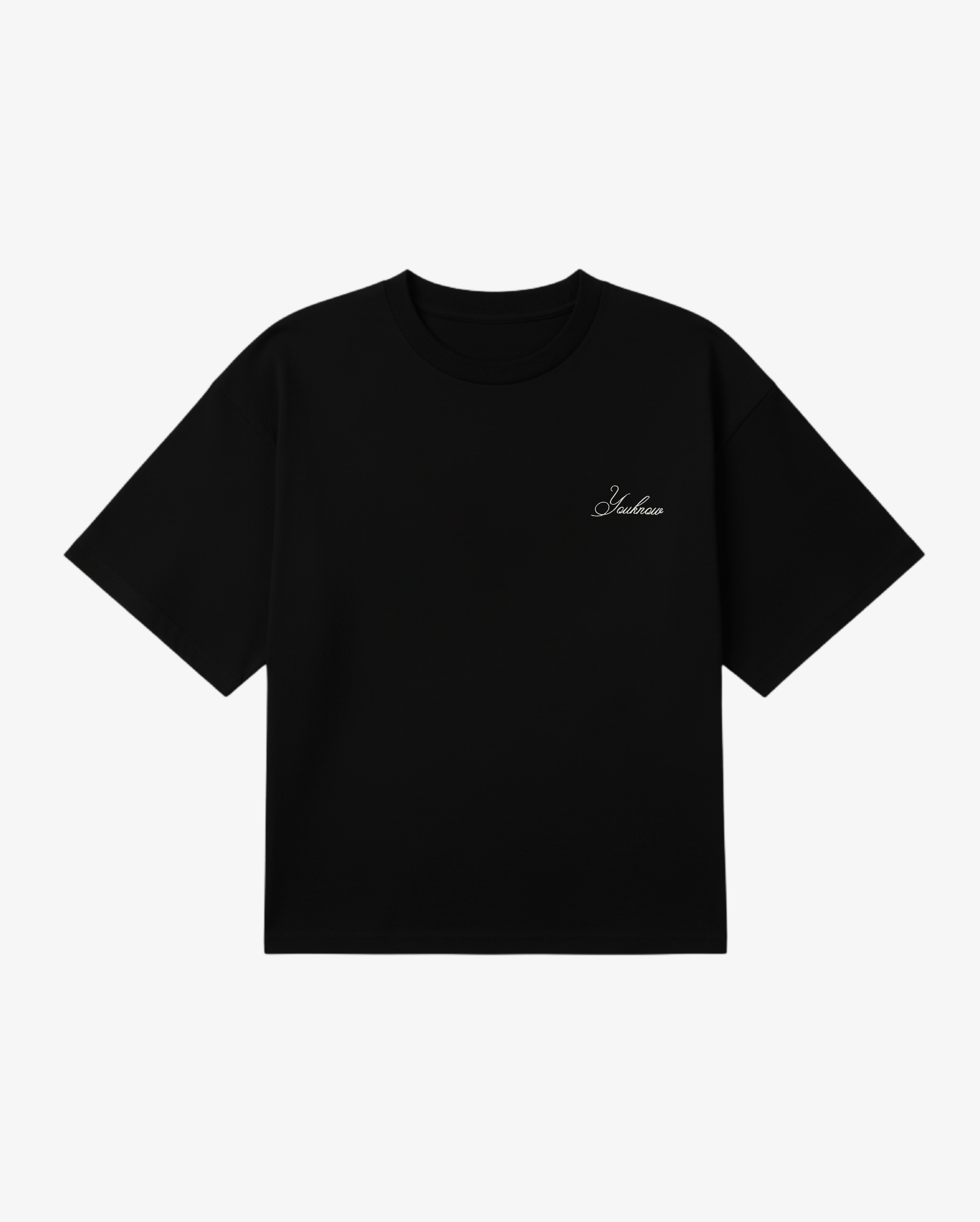 Script Tee | Black