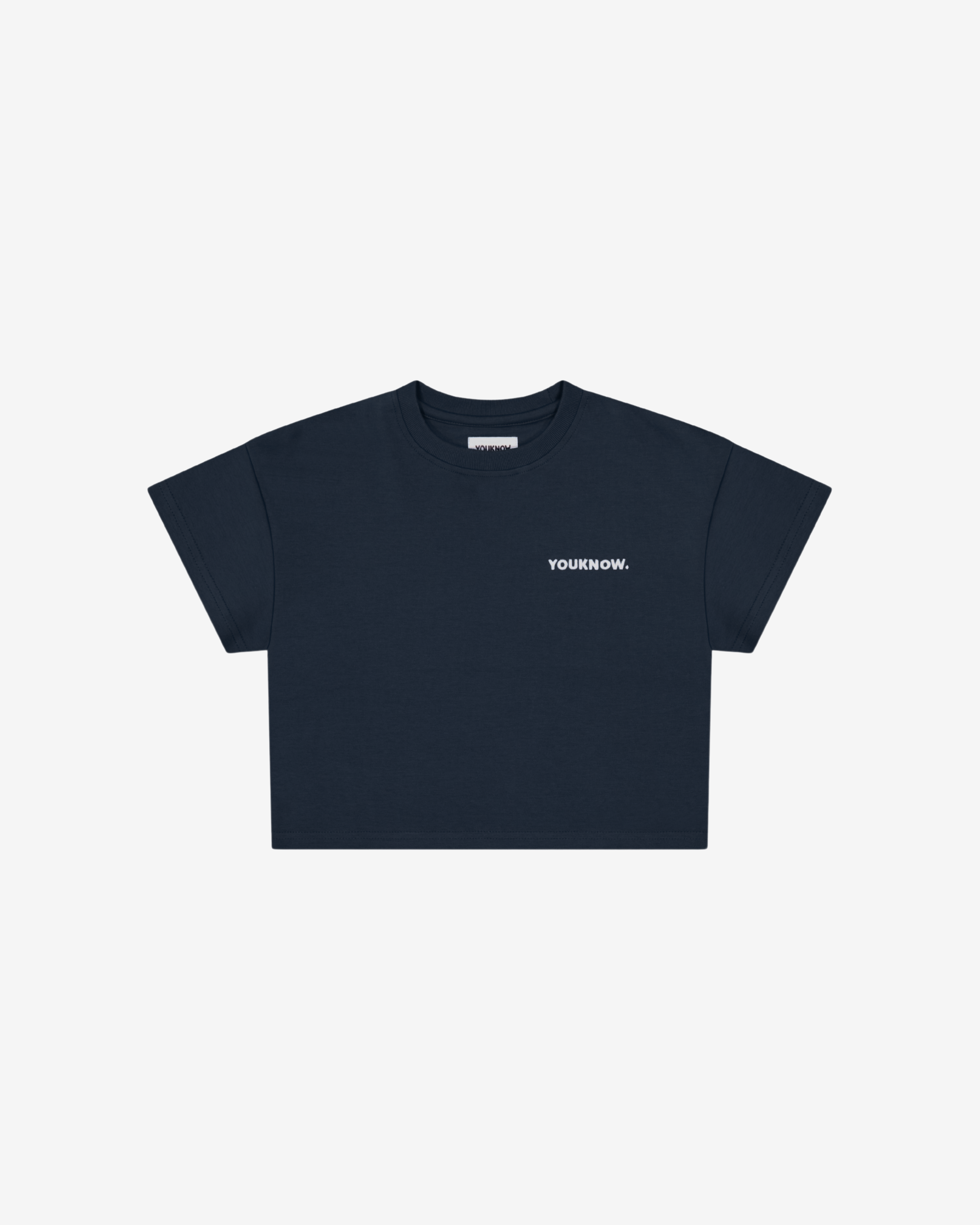Kids Core Box Tee | Navy-1
