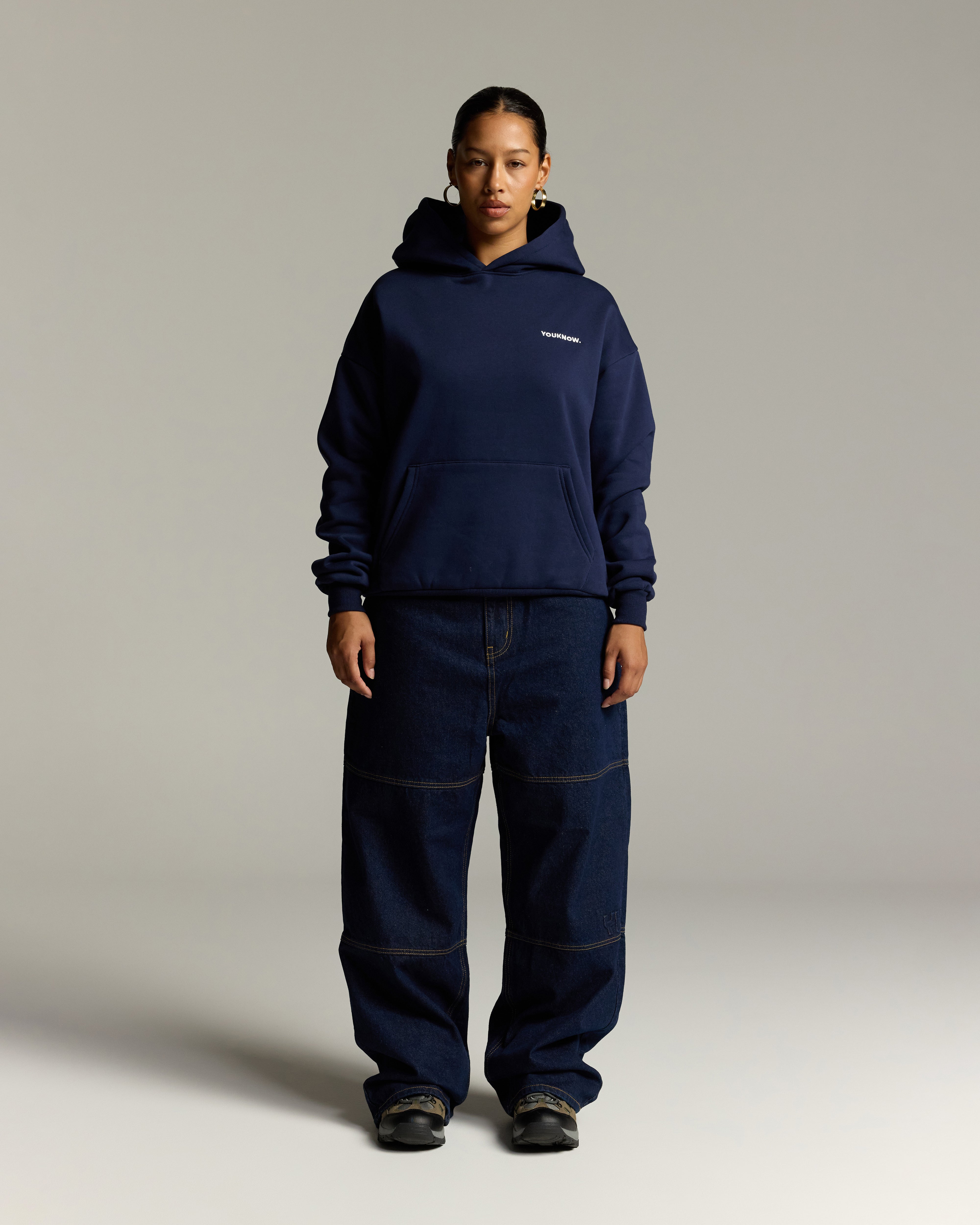 Core Standard Heavyweight Hoodie | Navy-3