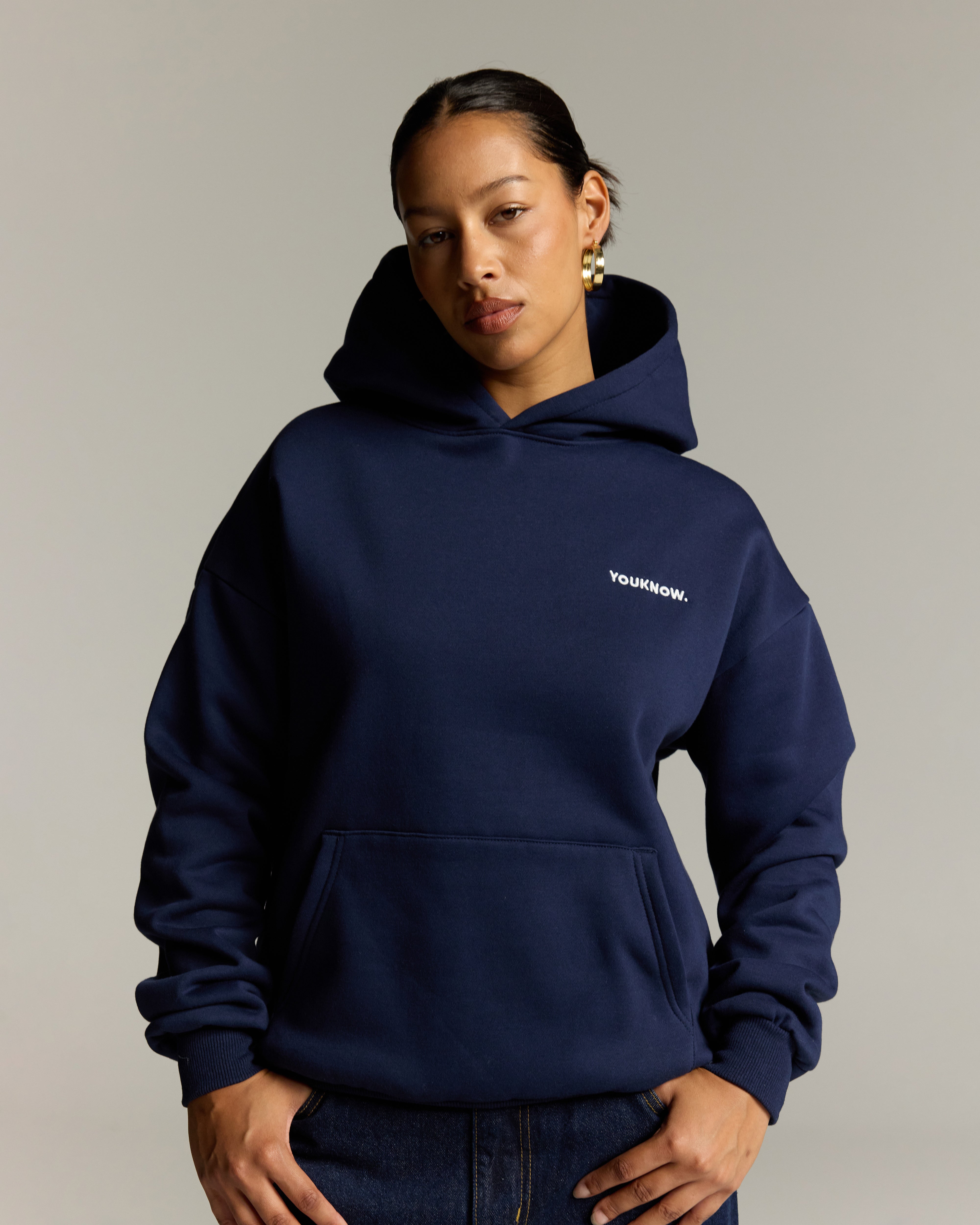 Core Standard Heavyweight Hoodie | Navy-5