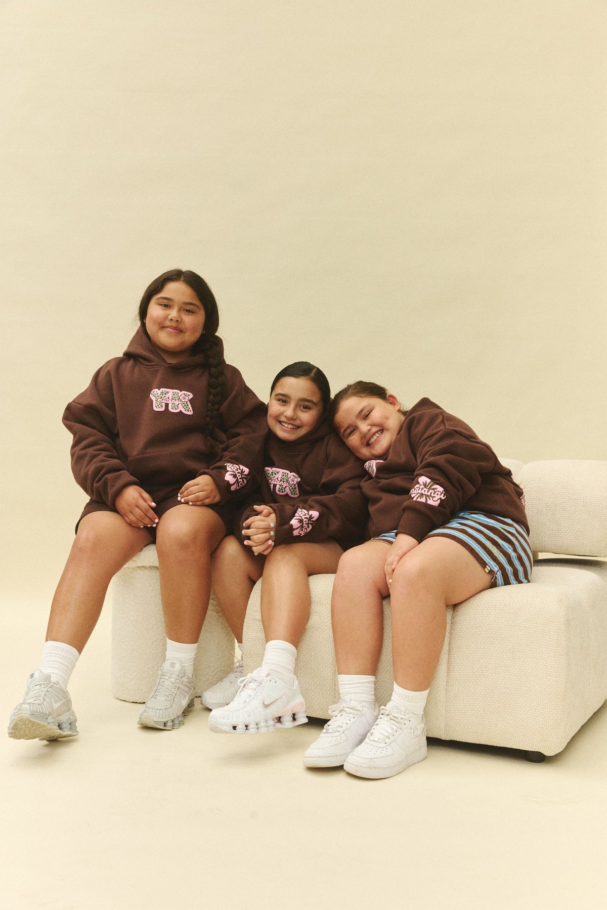 Kids Matangi Hoodie | Brown