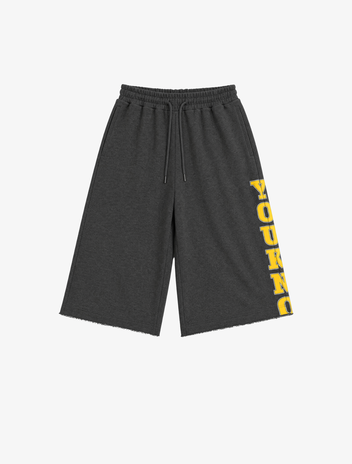 Timeout Baggy Shorts | Washed Charocoal Marle-4