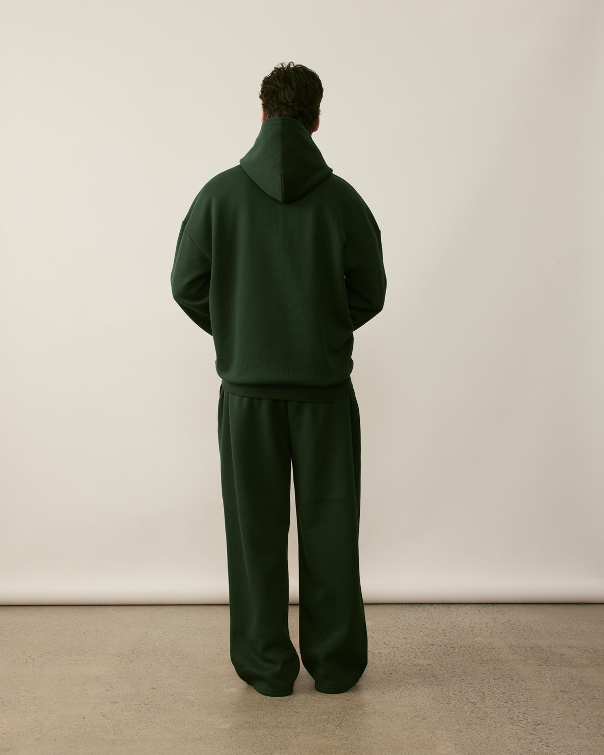 Core Essentials Wide Leg Pants | Forest Green-5