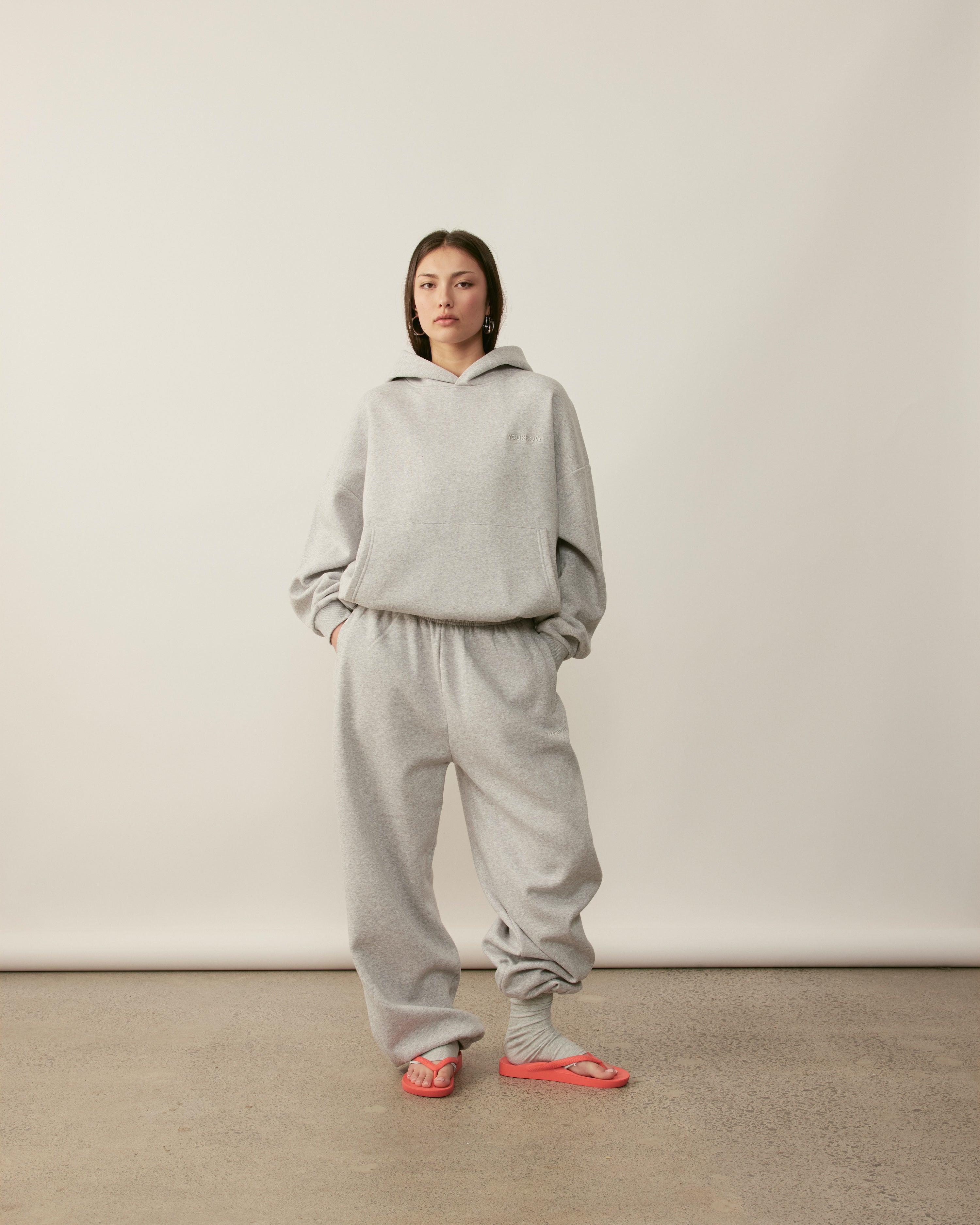 Core Essentials Cuffed Sweatpants | Heather Grey