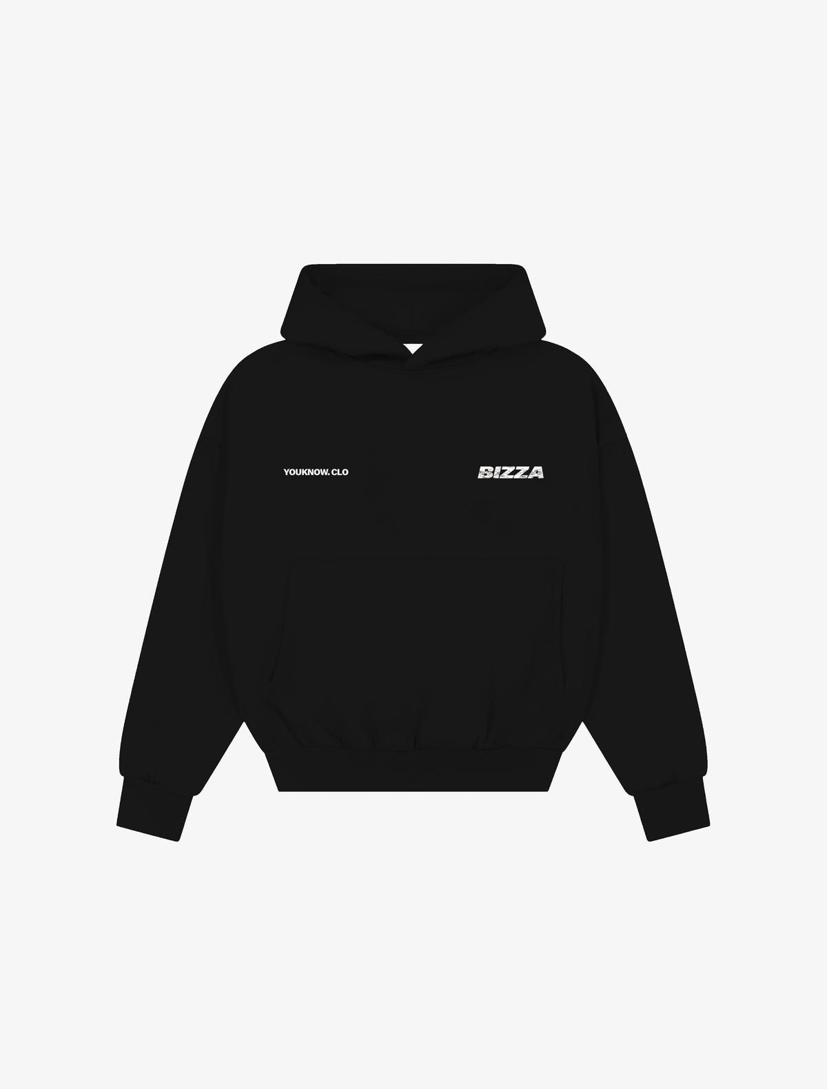 Bizza x YK Hoodie | Black-2