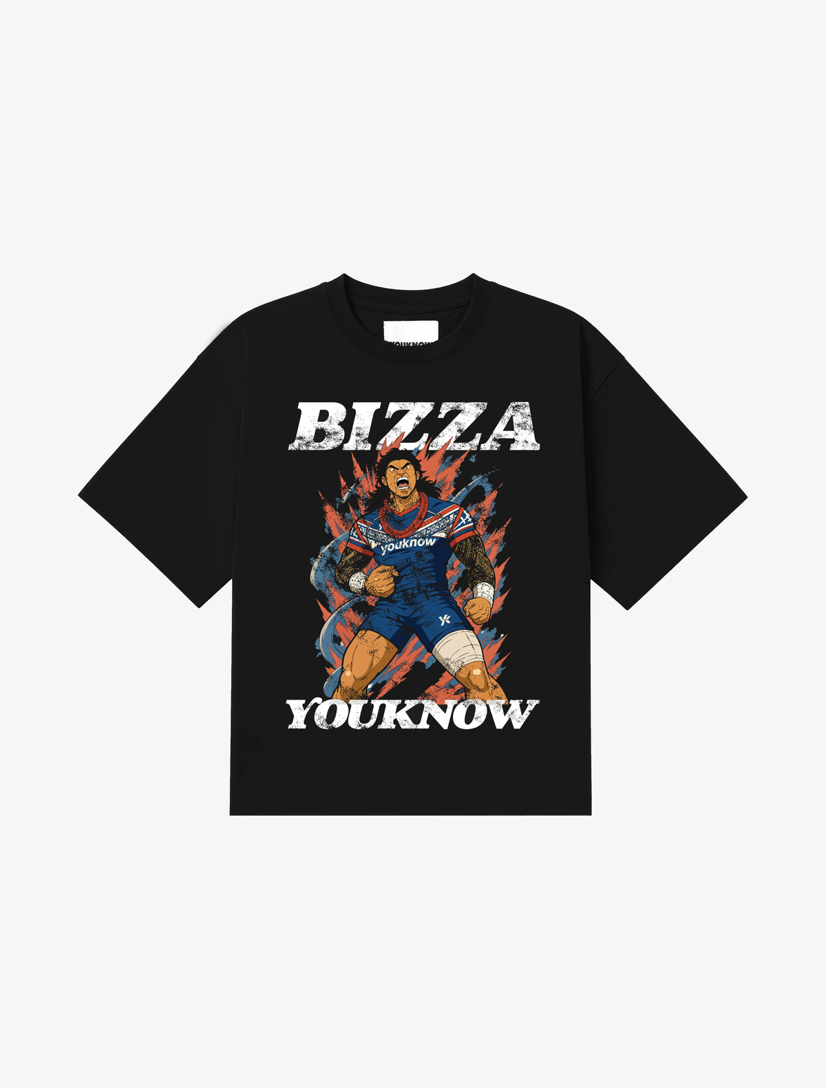 Bizza x YK Graphic Tee | Black-1