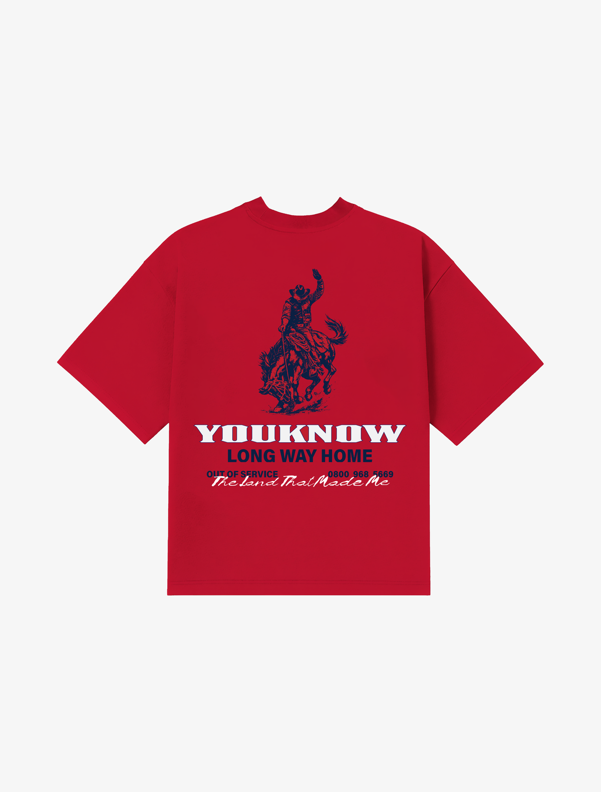 Riders Relaxed Tee | Red-1