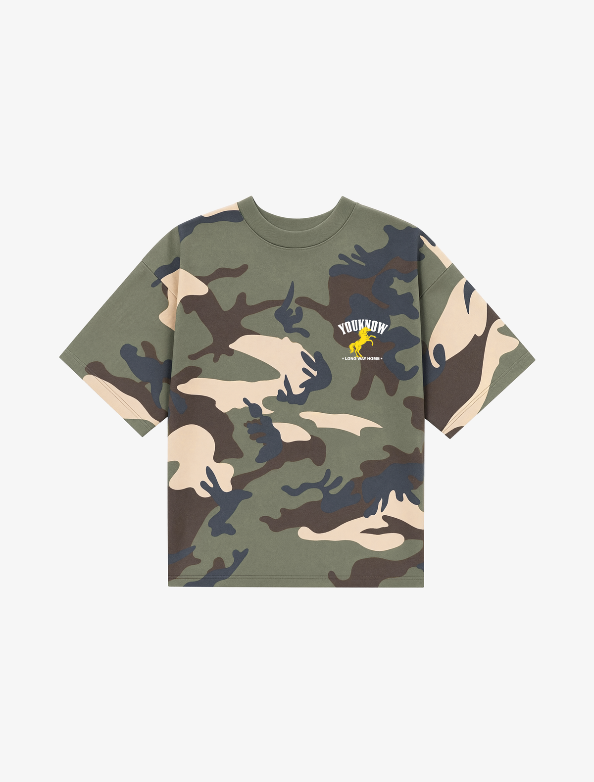 Stallion Box Vintage Tee | Camo-4