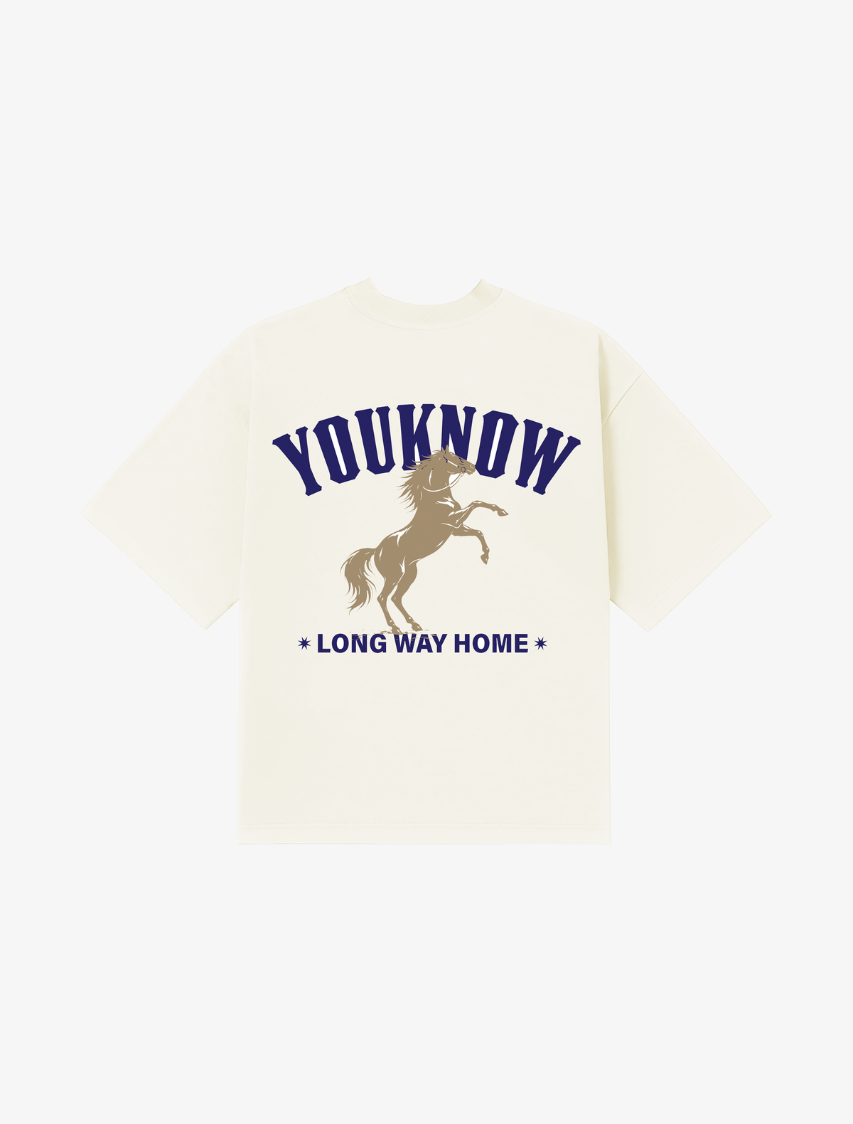 Stallion Box Vintage Tee | Off White