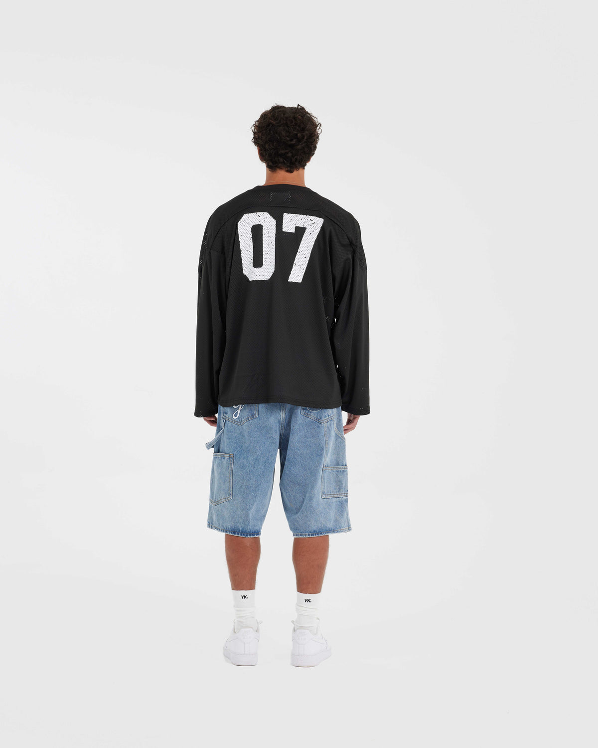 Mesh Longsleeve | Black-5