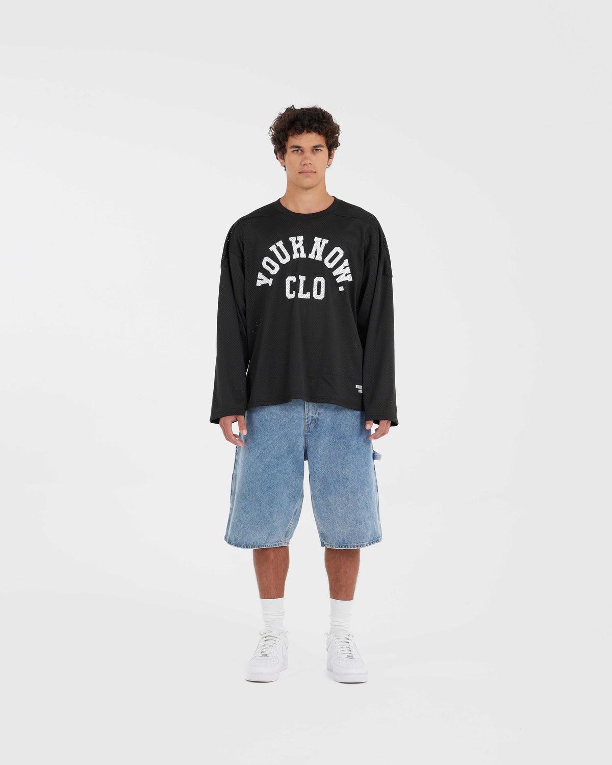 Mesh Longsleeve | Black-3