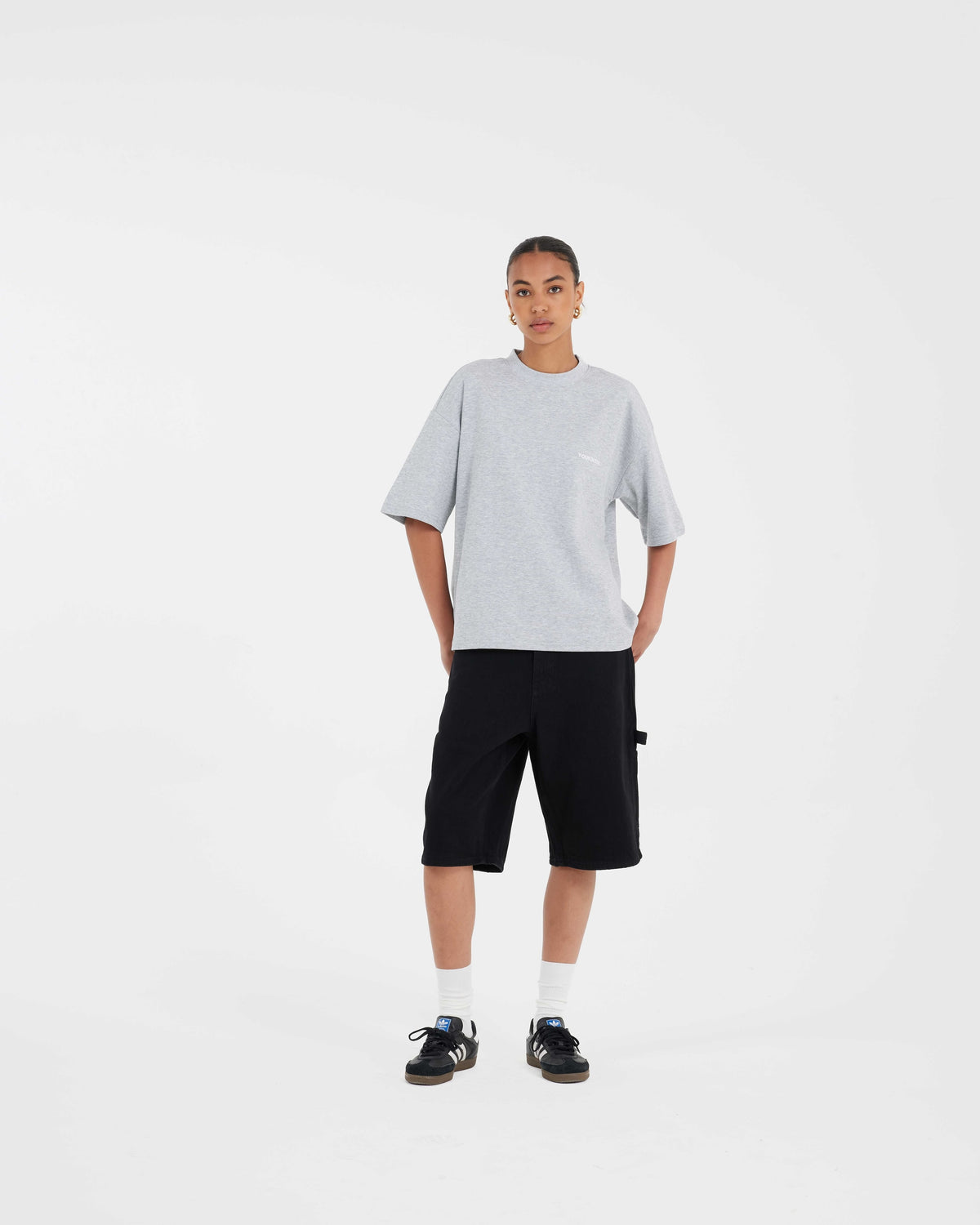 Core Box Tee | Grey-5