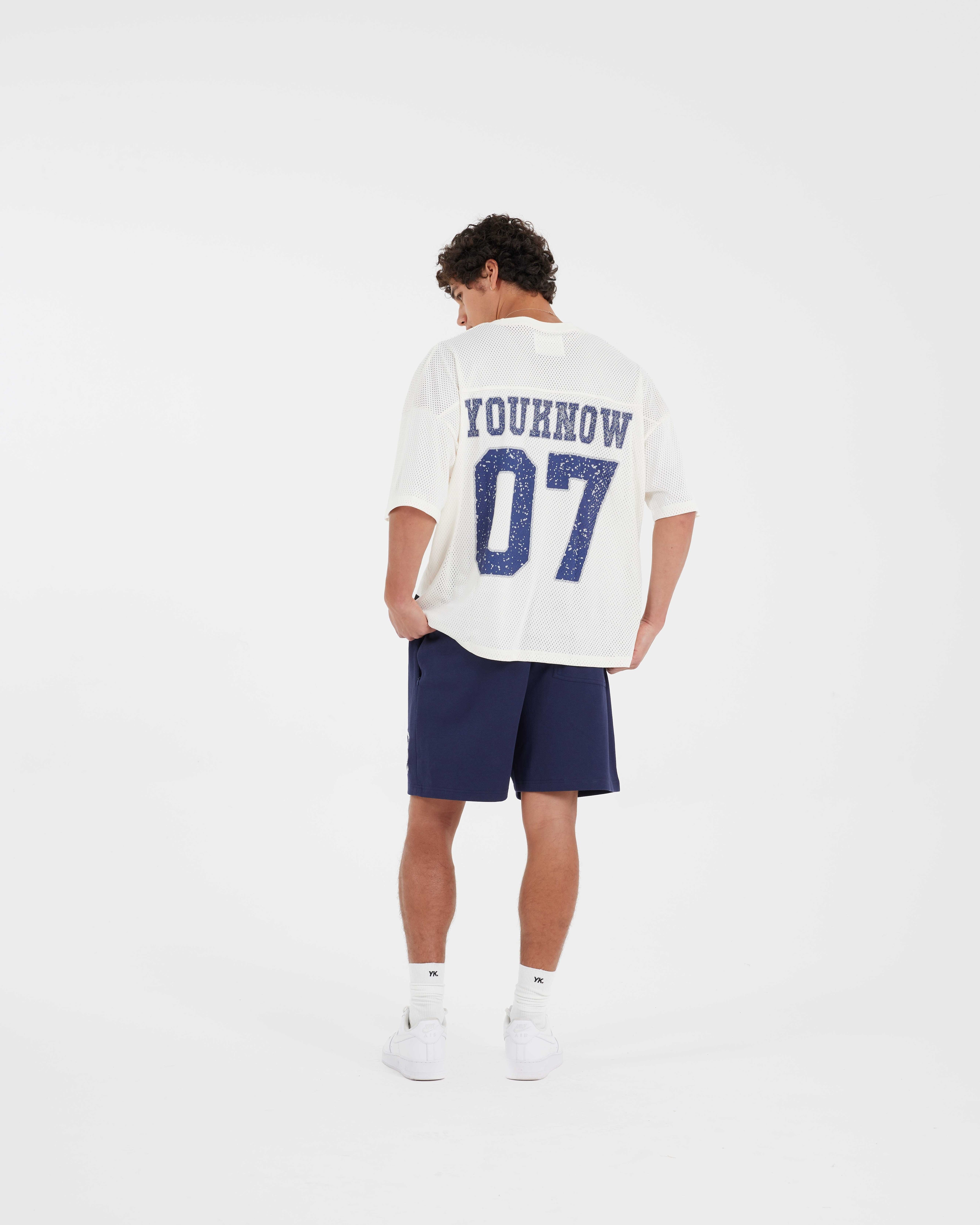 Mesh Shorts | Navy-4