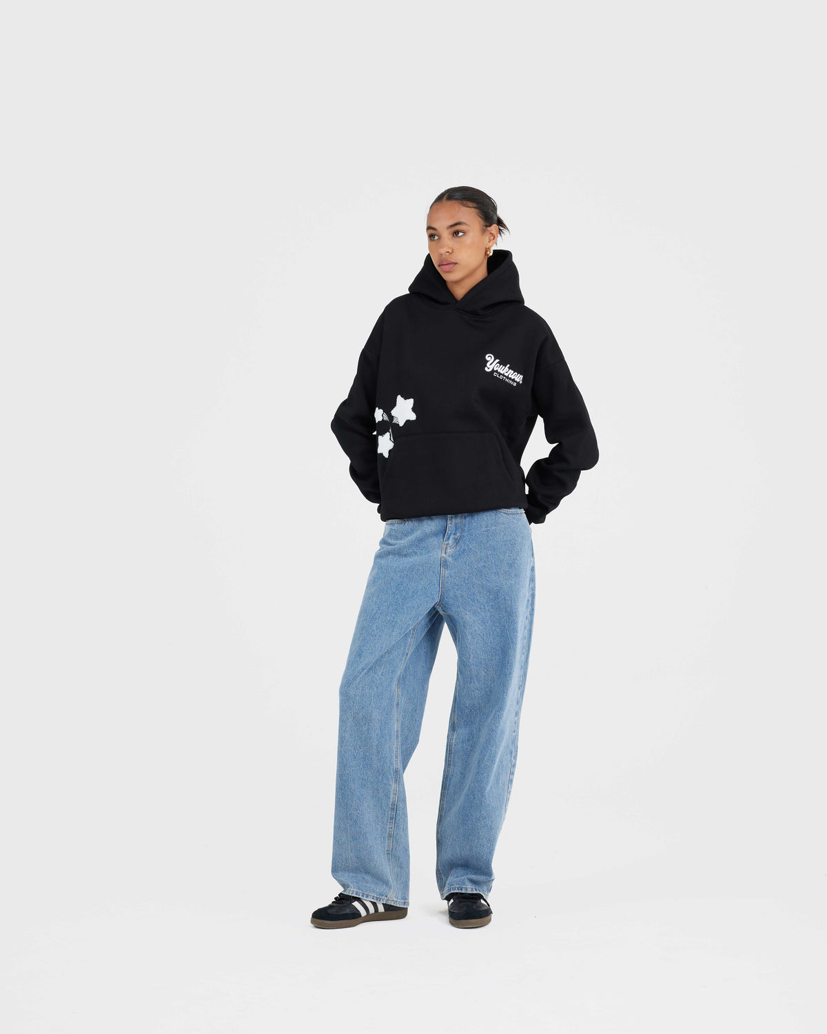 Starry Night Hoodie | Black-3